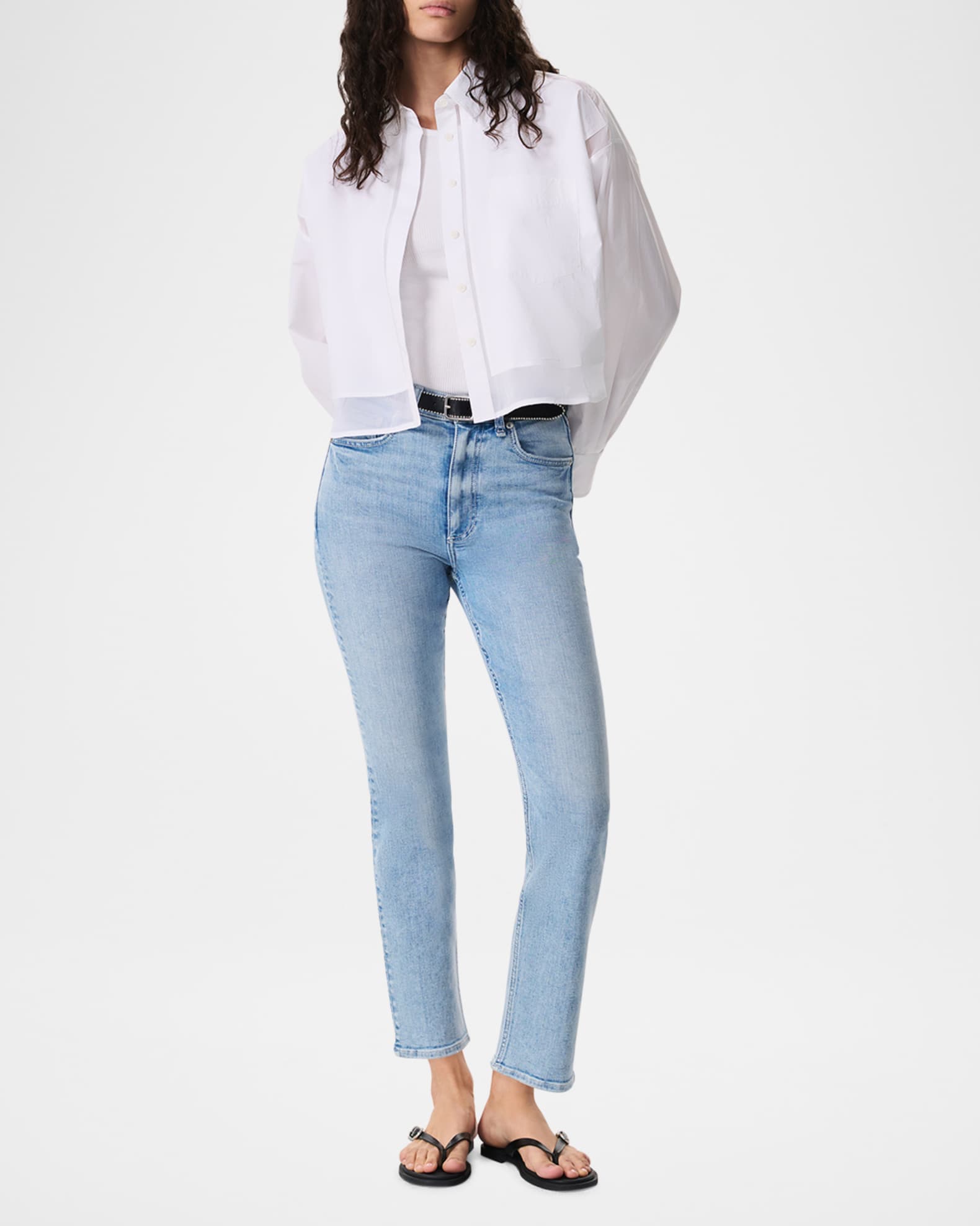 Flexi Wren High-Rise Slim Ankle Jeans 1