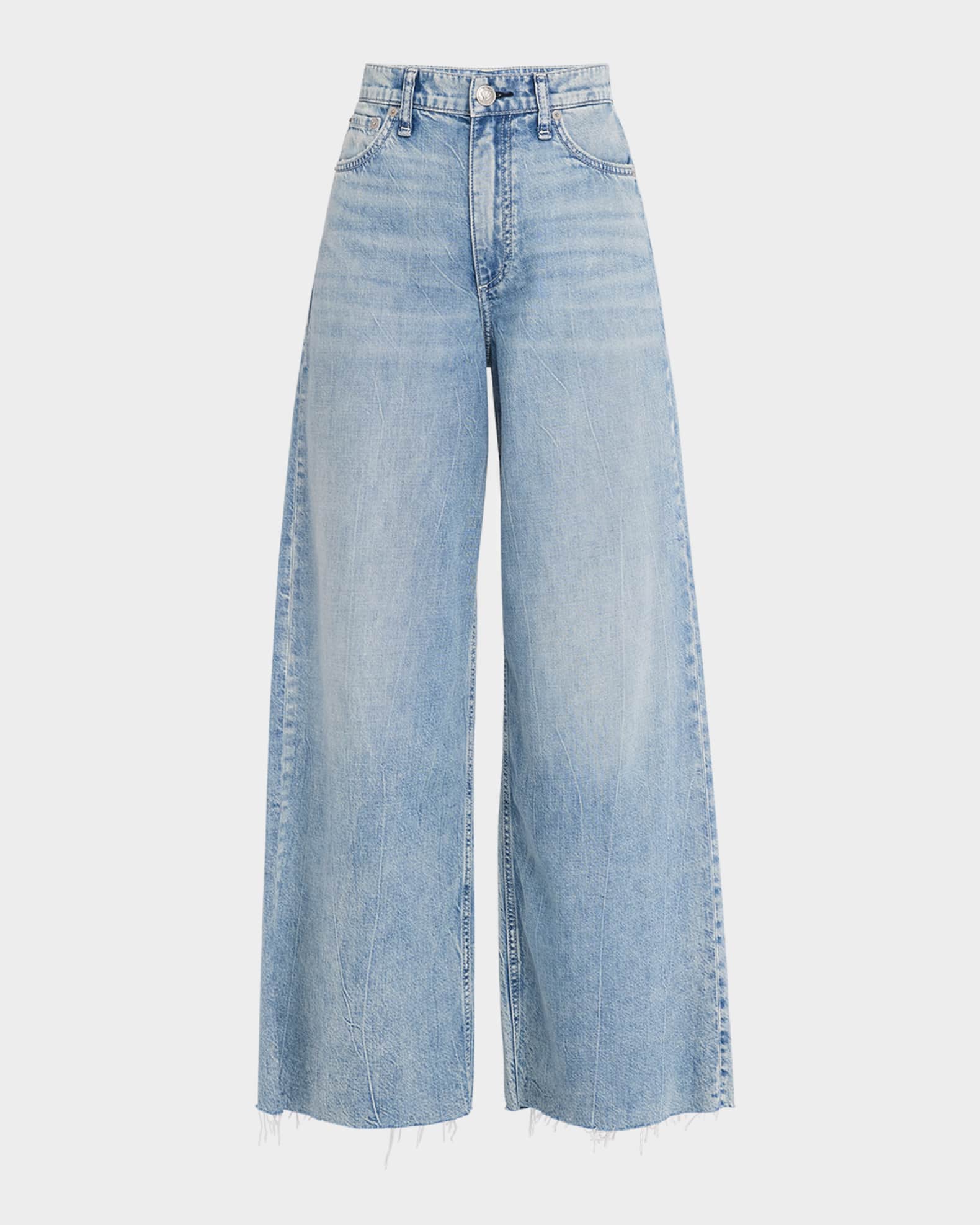 Featherweight Sofie Wide-Leg Jeans  0