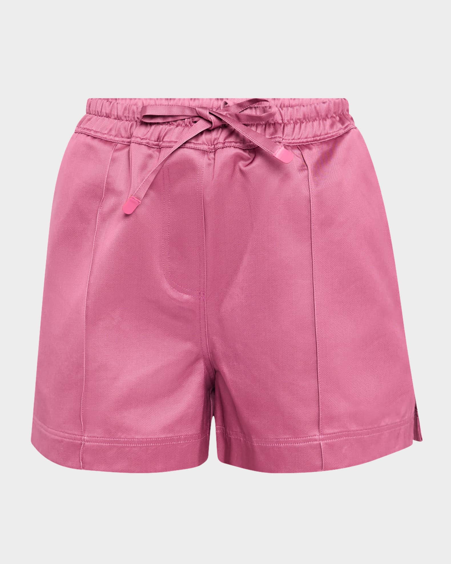 Shiny Rayon Satin Pajama Shorts 0