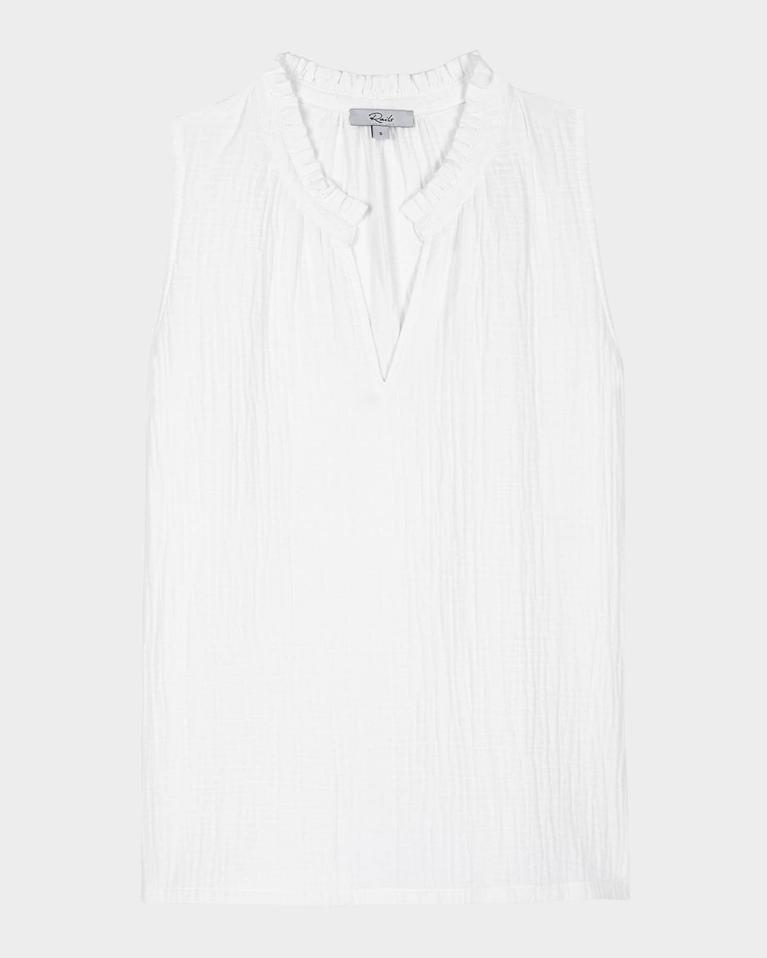 Christy Gauze Sleeveless Blouse 0