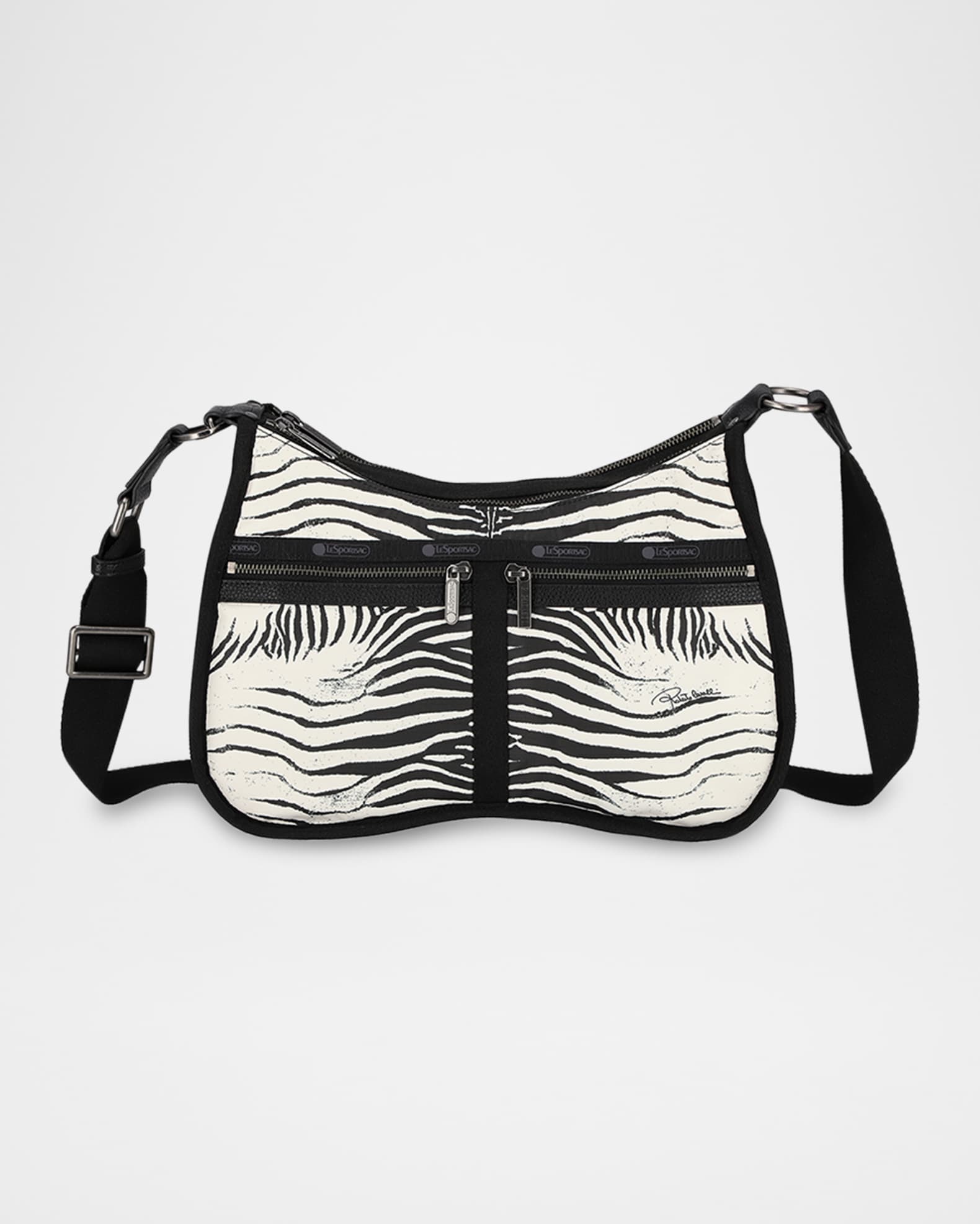 x Roberto Cavalli Torino Zebra-Print Crossbody Bag 0