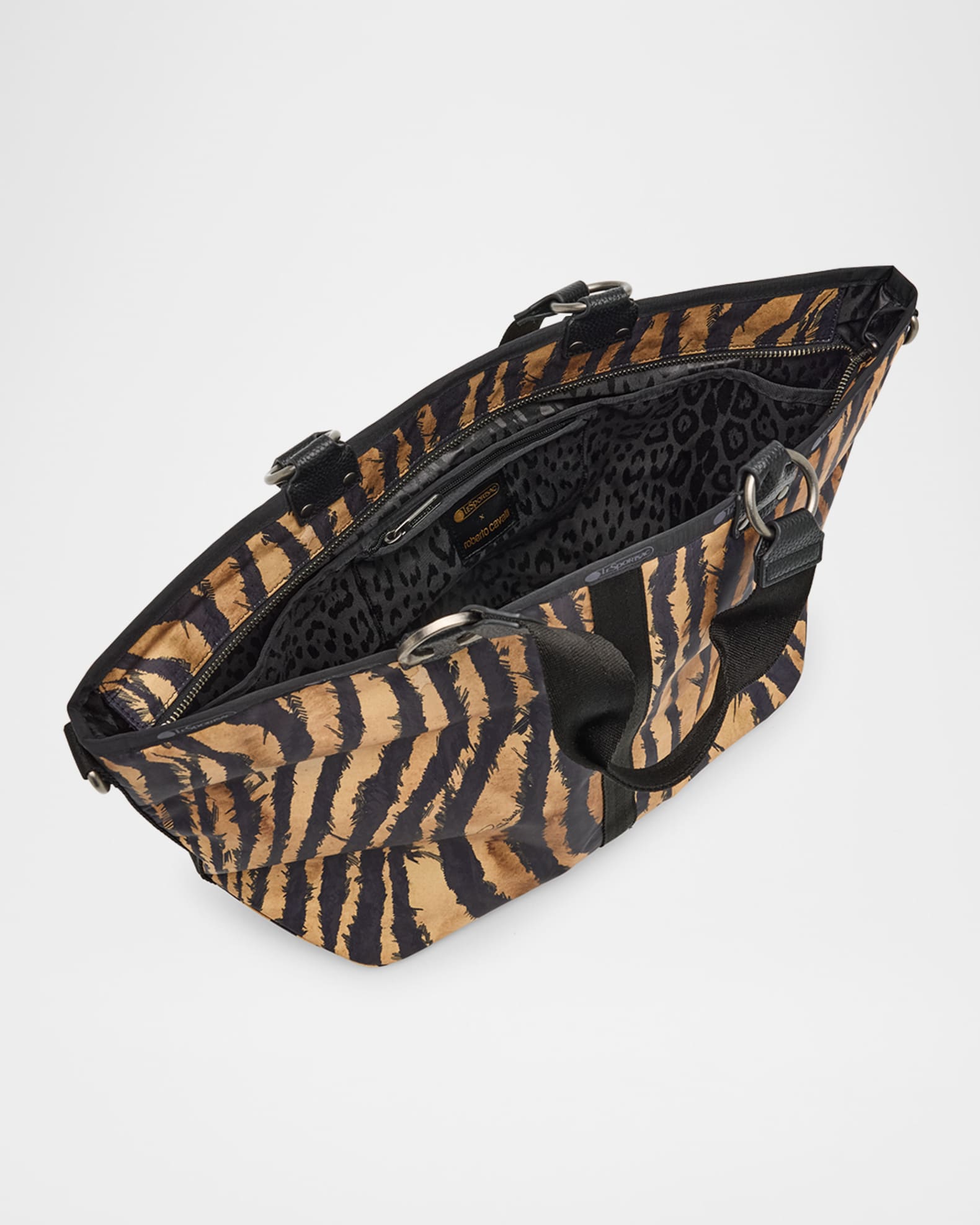 Lesportsac x Roberto Cavalli Roma Zebra-Print Tote Bag