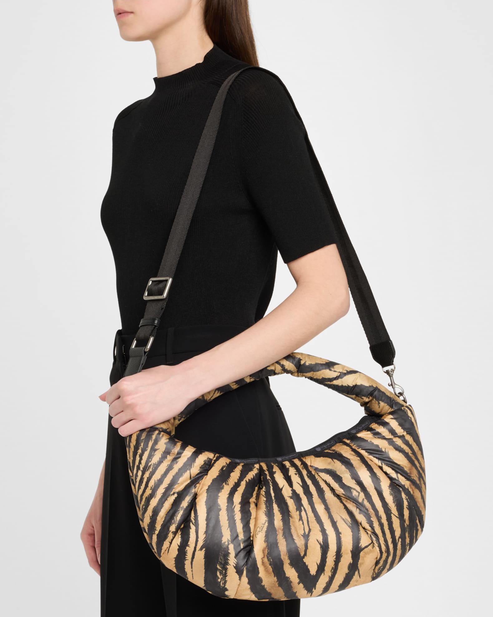 Lesportsac x Roberto Cavalli Venezia Medium Zebra-Print