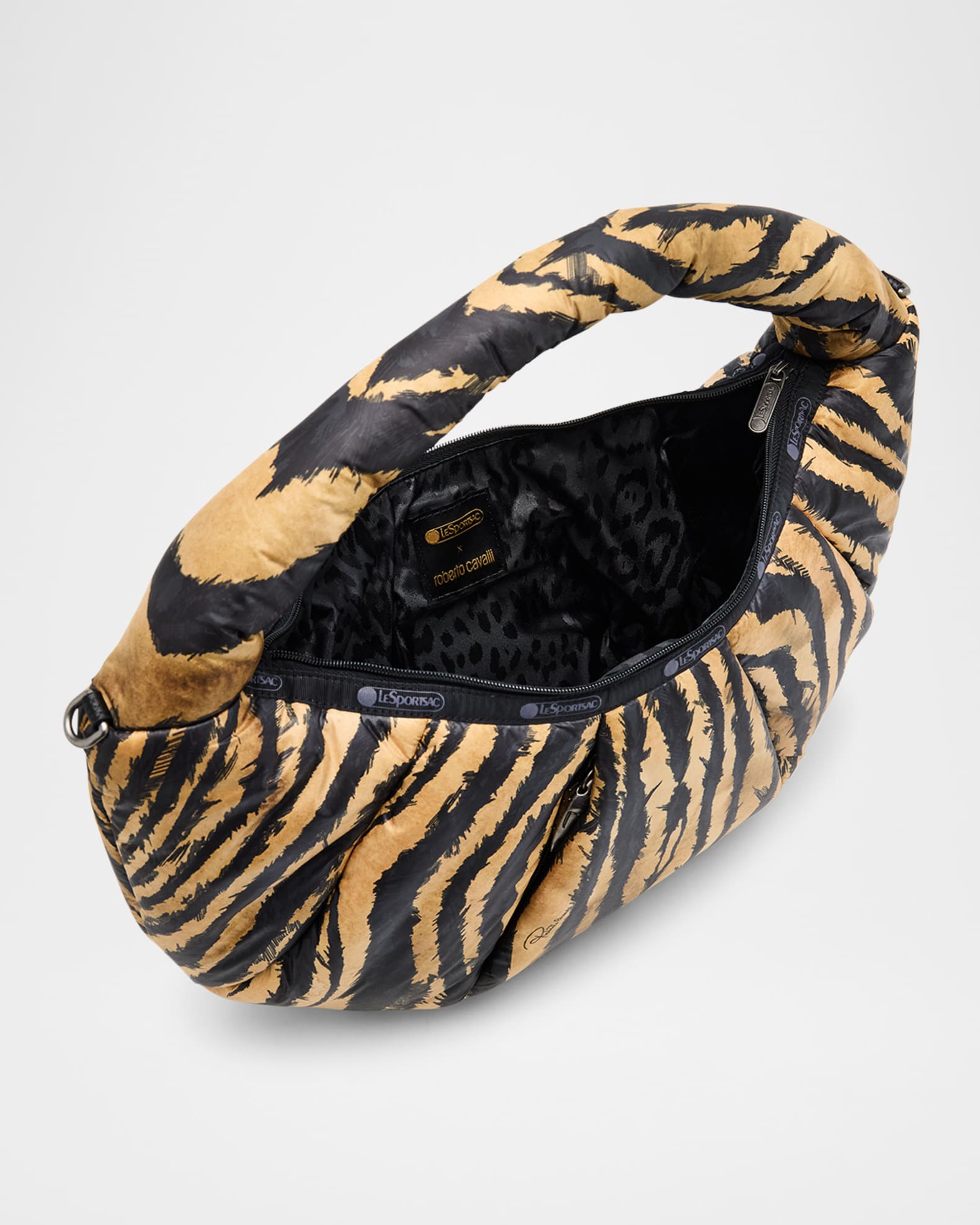 ■ LeSportsac robrto cavalli レスポ ロベルト バッグ Lesportsac x Roberto Cavalli Roma Zebra-Print Tote Bag