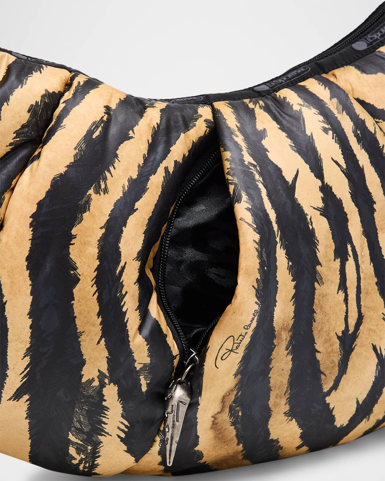 Lesportsac x Roberto Cavalli Venezia Medium Zebra-Print Shoulder