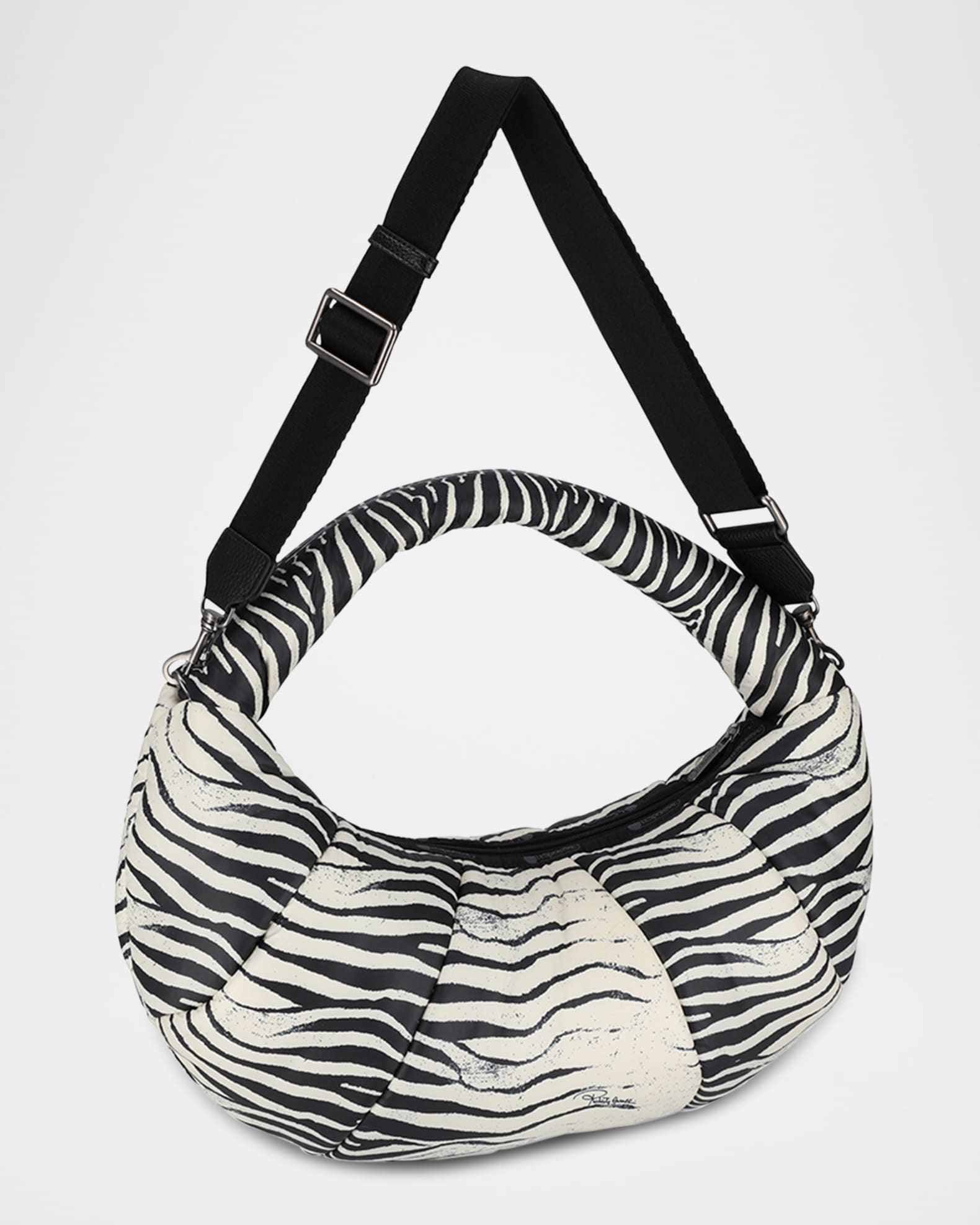 x Roberto Cavalli Venezia Medium Zebra-Print Shoulder Bag 1