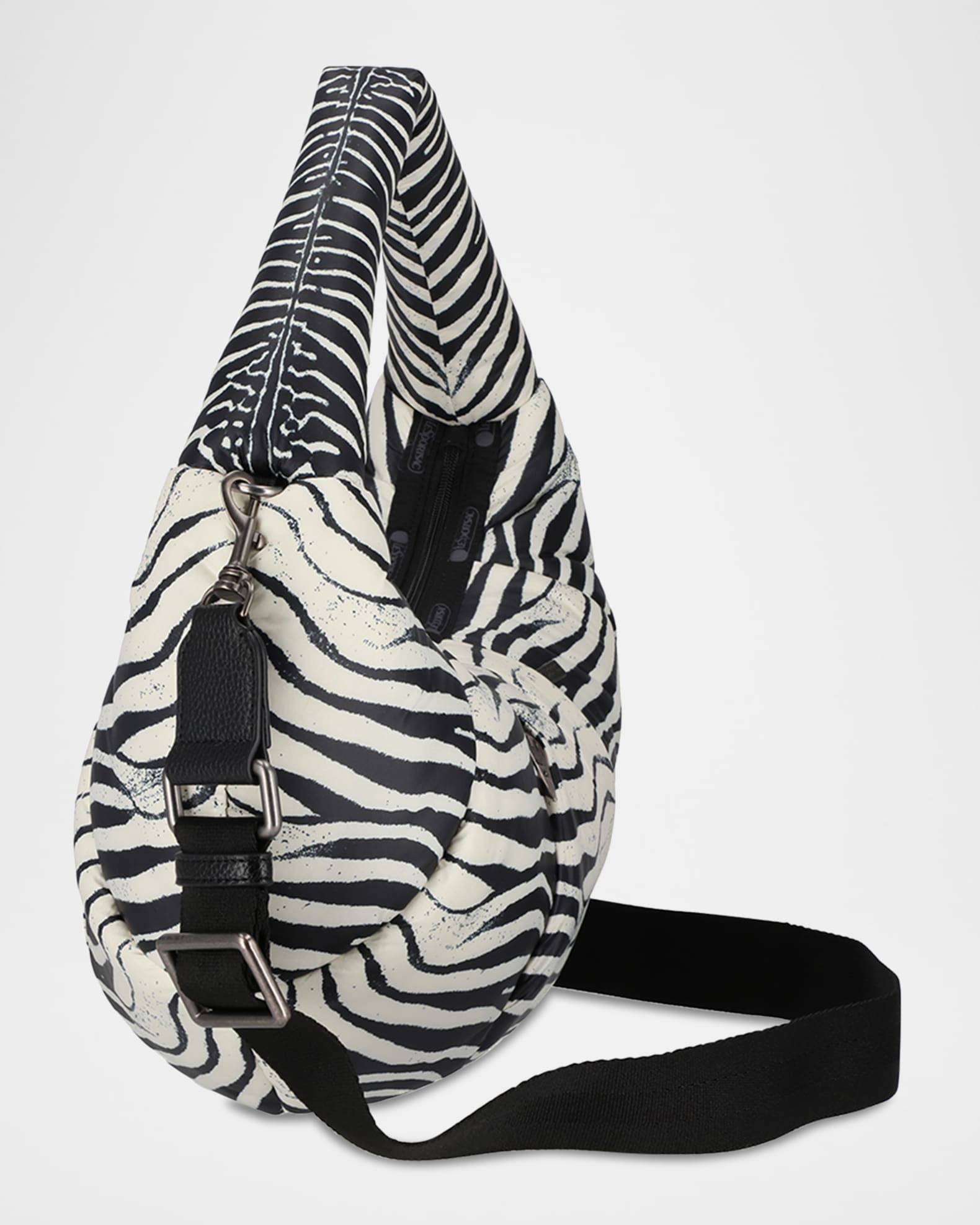 Lesportsac x Roberto Cavalli Venezia Medium Zebra-Print Shoulder