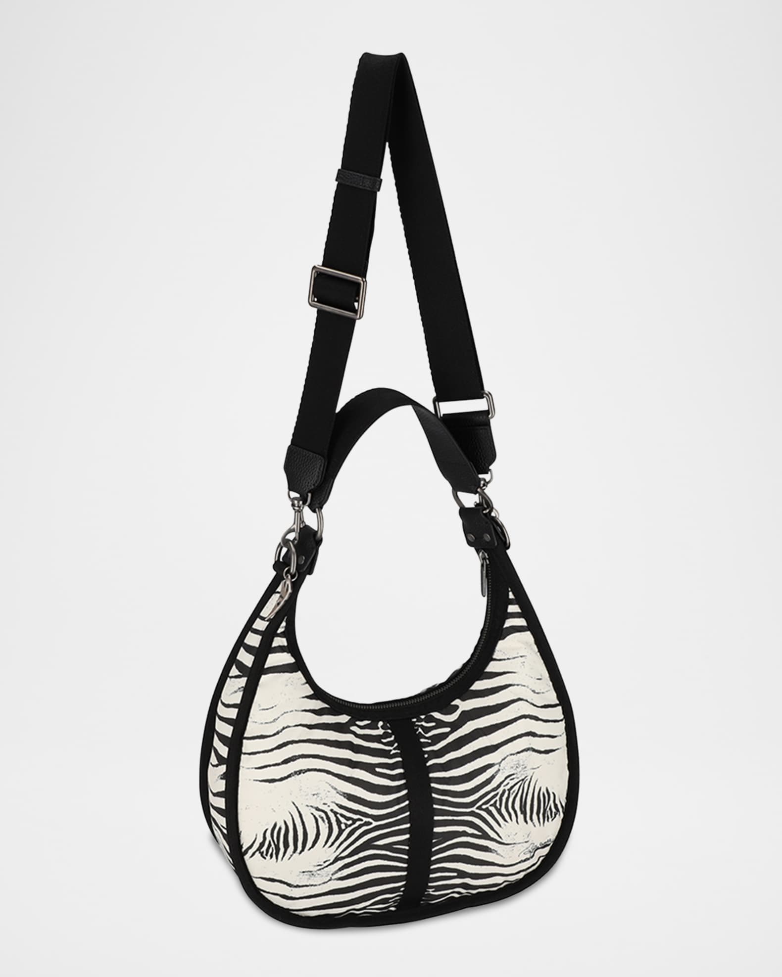 Lesportsac x Roberto Cavalli Bologna Medium Zebra-Print Shoulder