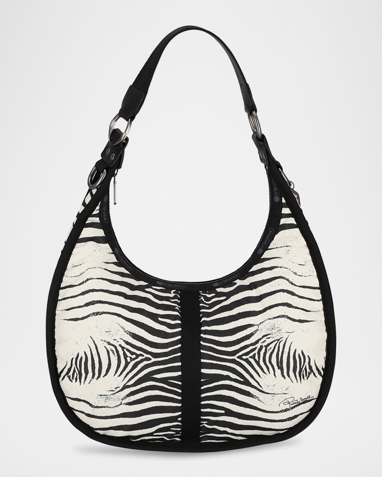 限定■LeSportsac■×roberto cavalli BOLOGNA MEDIUM Lesportsac x Roberto Cavalli Bologna Medium Zebra-Print