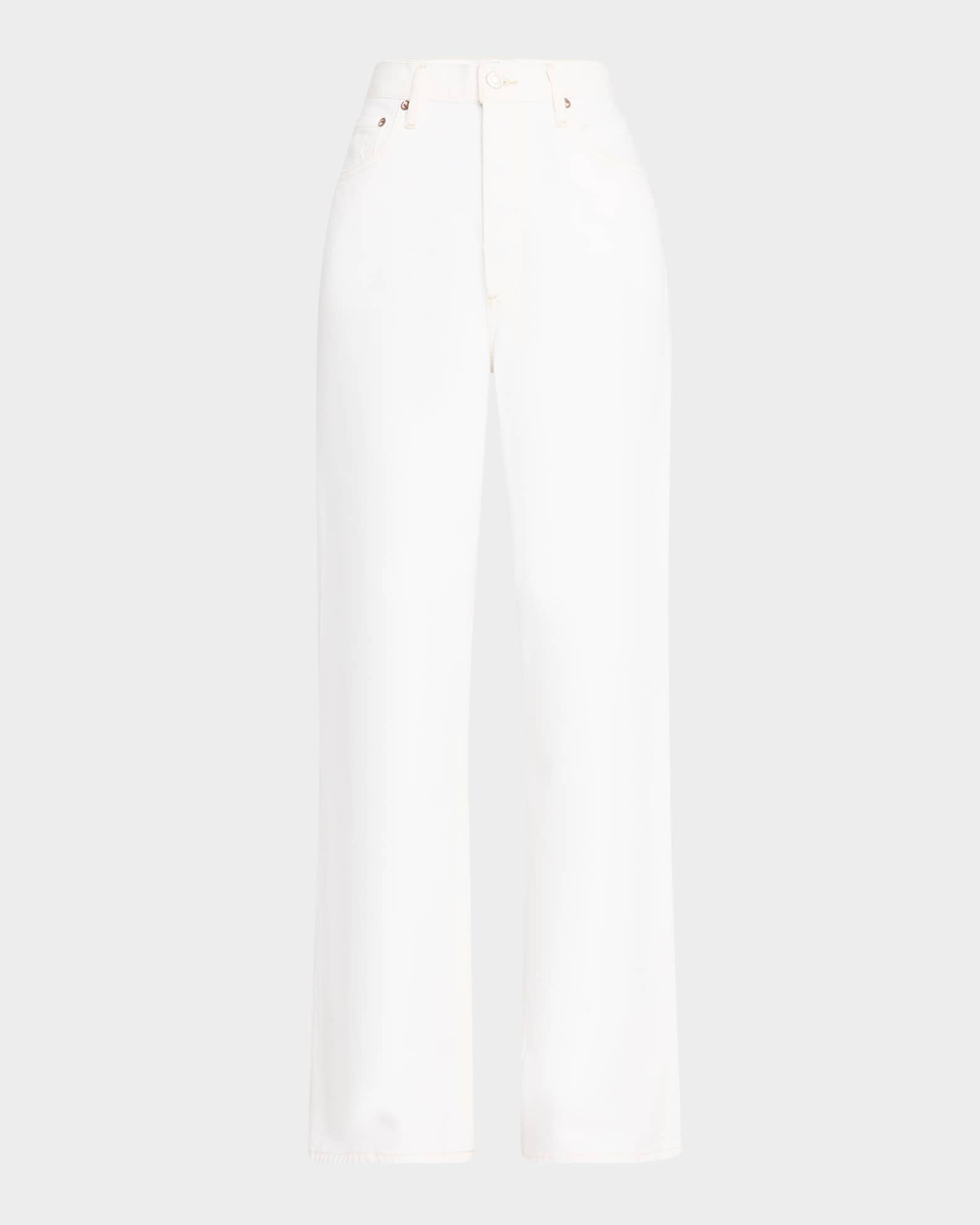 Dame High-Rise Wide-Leg Jeans 0