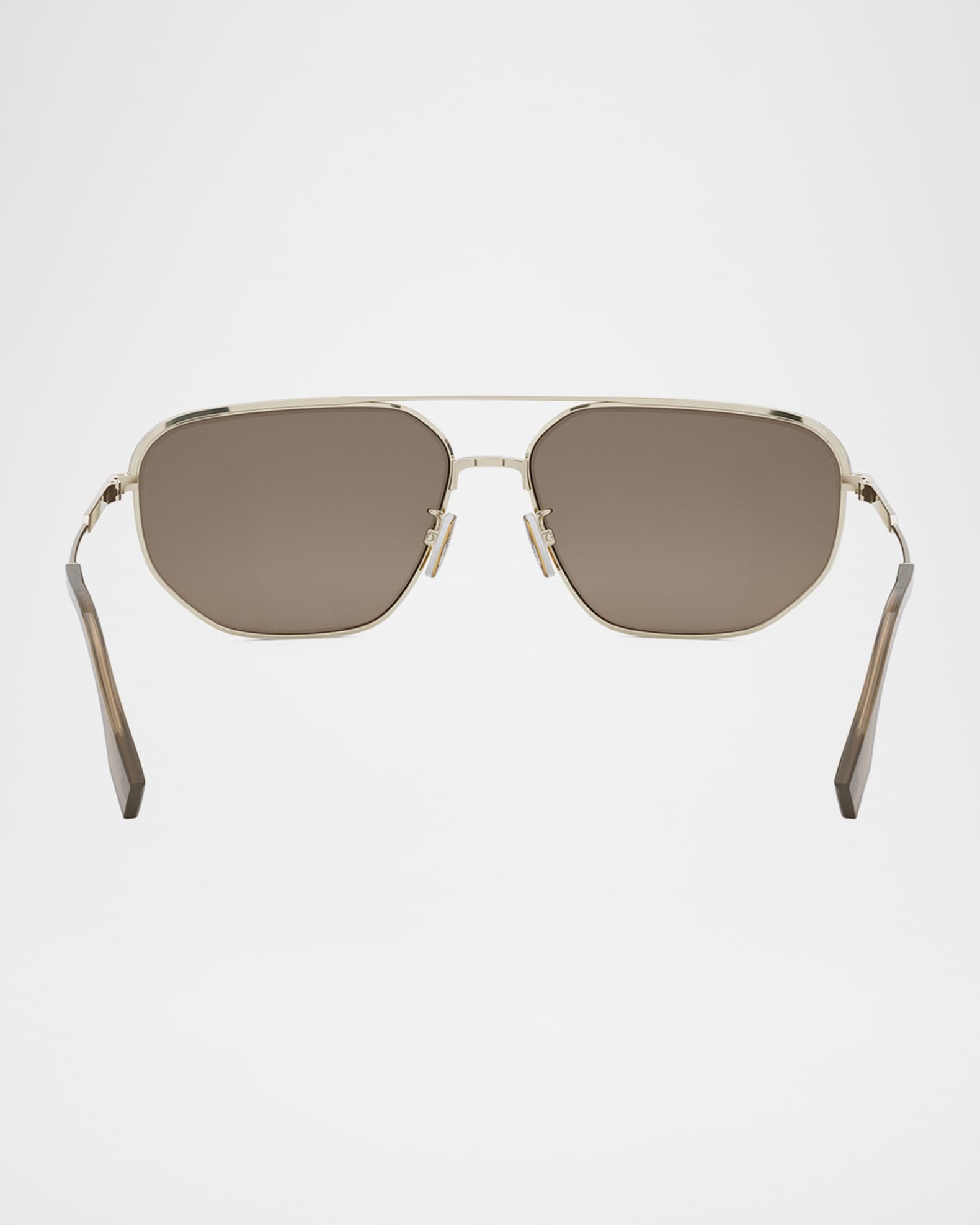 Men's Fendi Travel Metal Rectangle Sunglasses