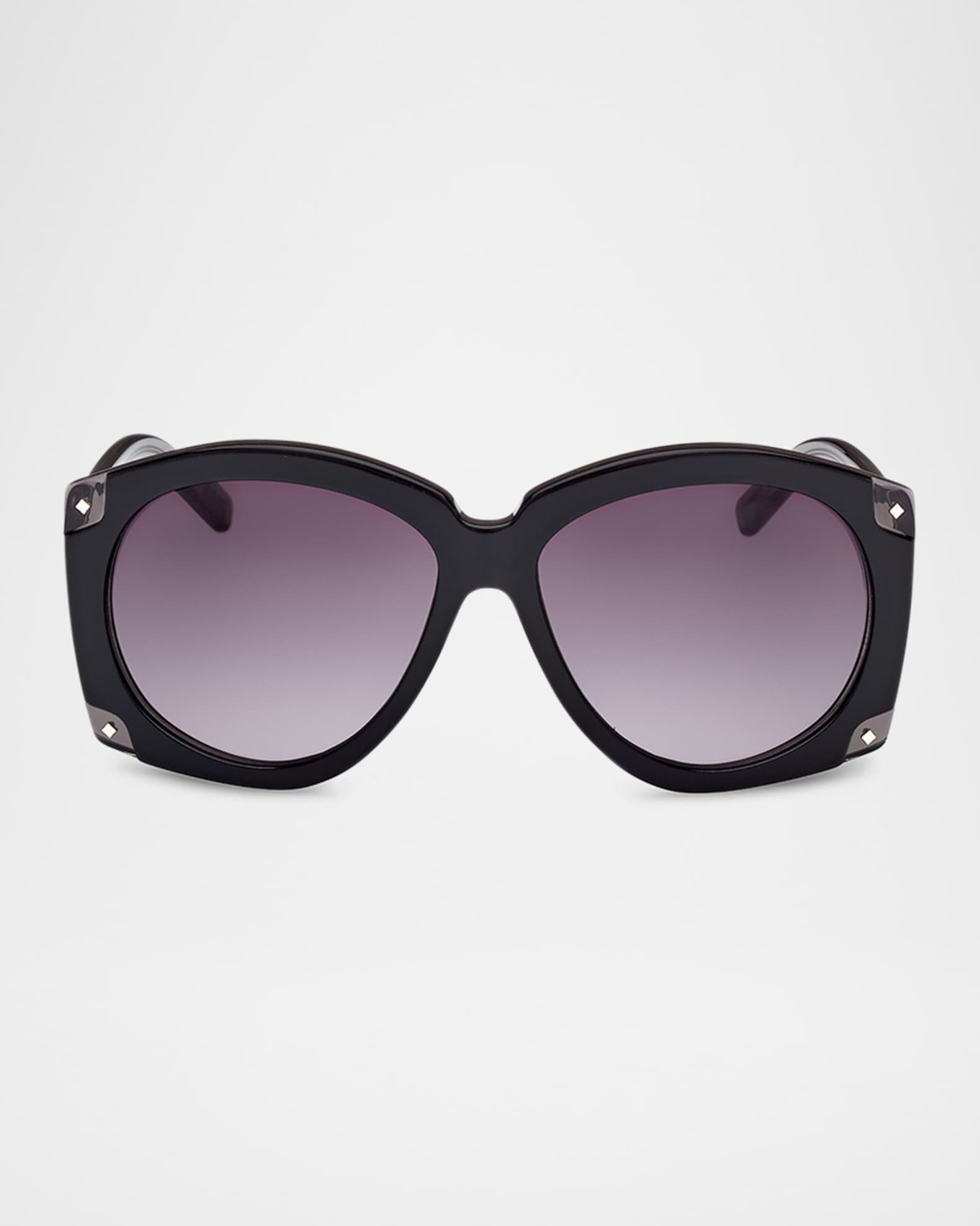 Acetate Round Sunglasses 0