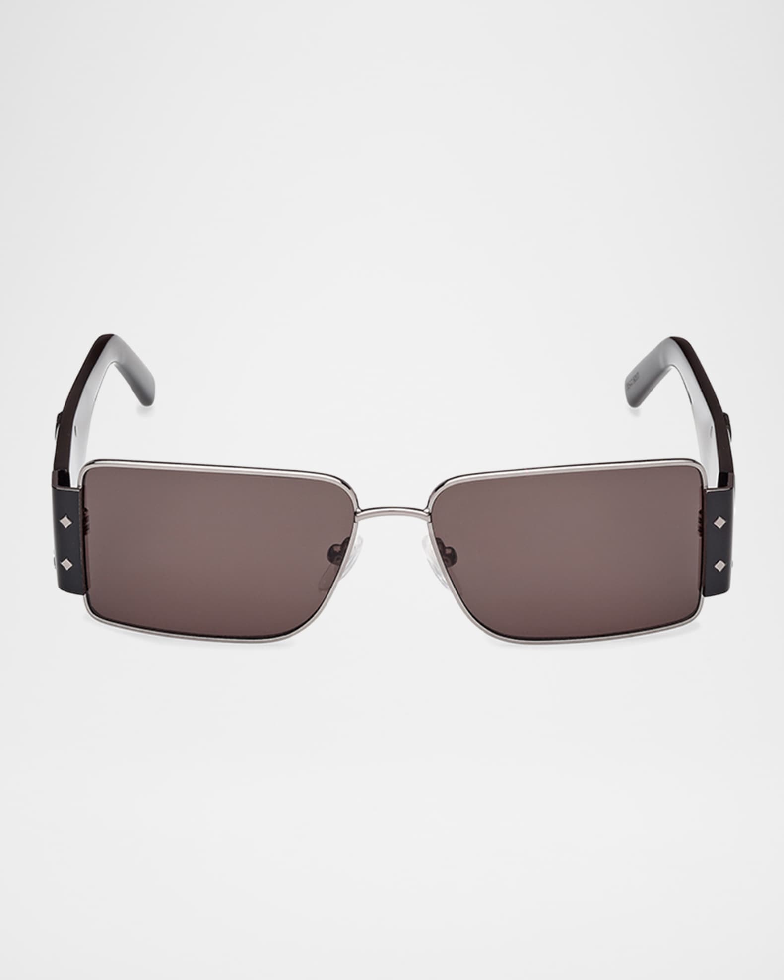 Rectangle Metal and Plastic Sunglasses 0