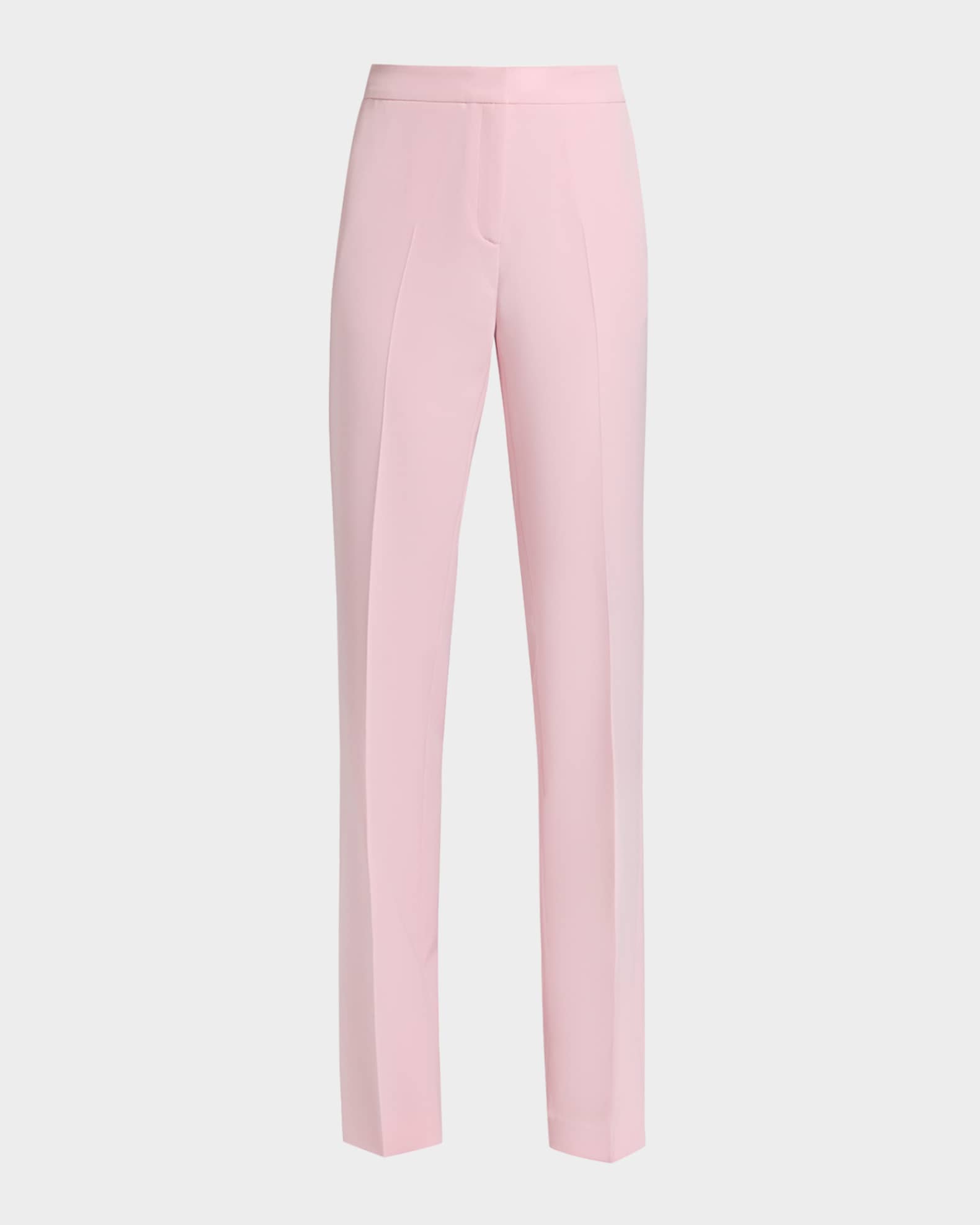 Amara Straight-Leg Crepe Trousers 0