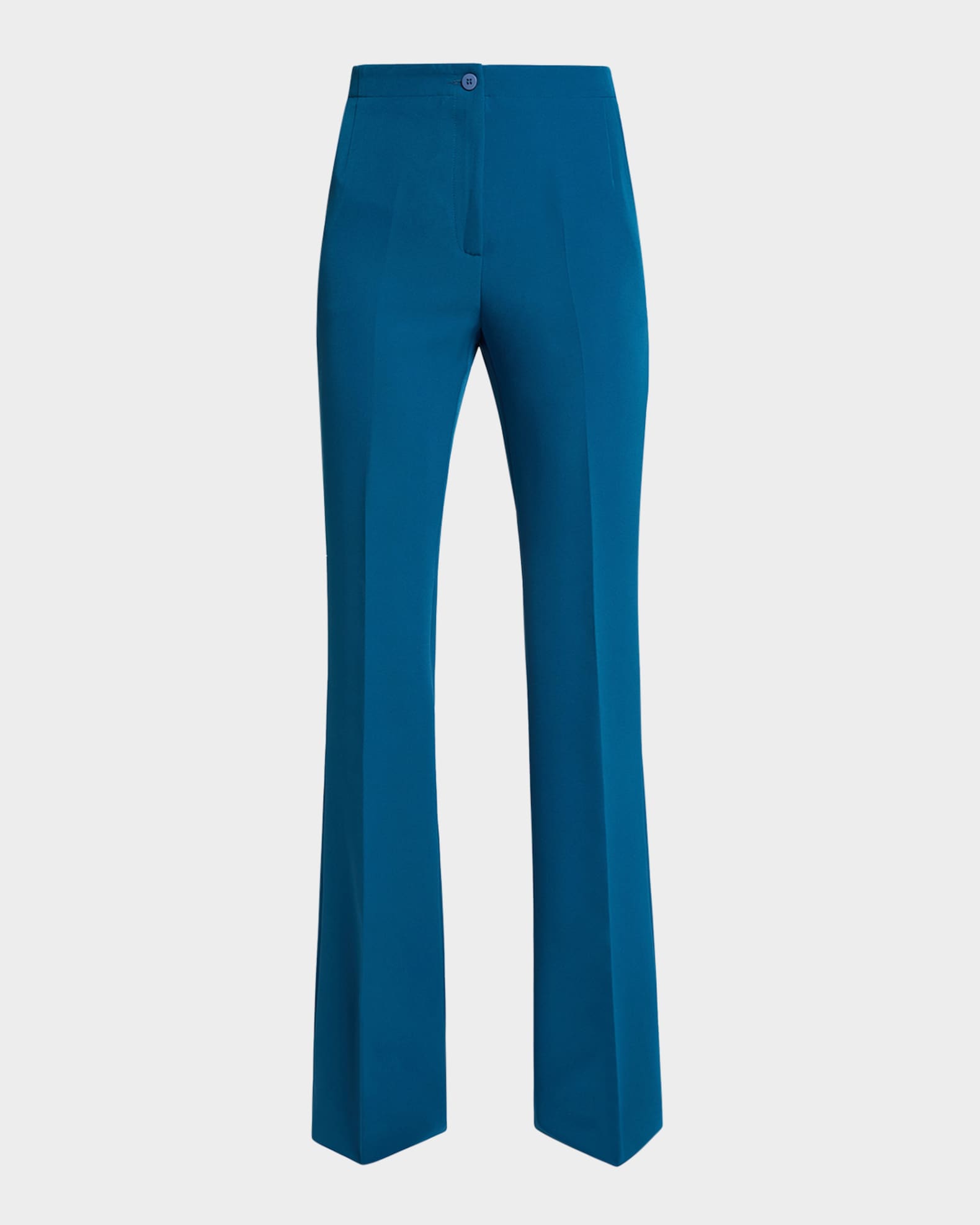Flare-Leg Techno Crepe Pants 0