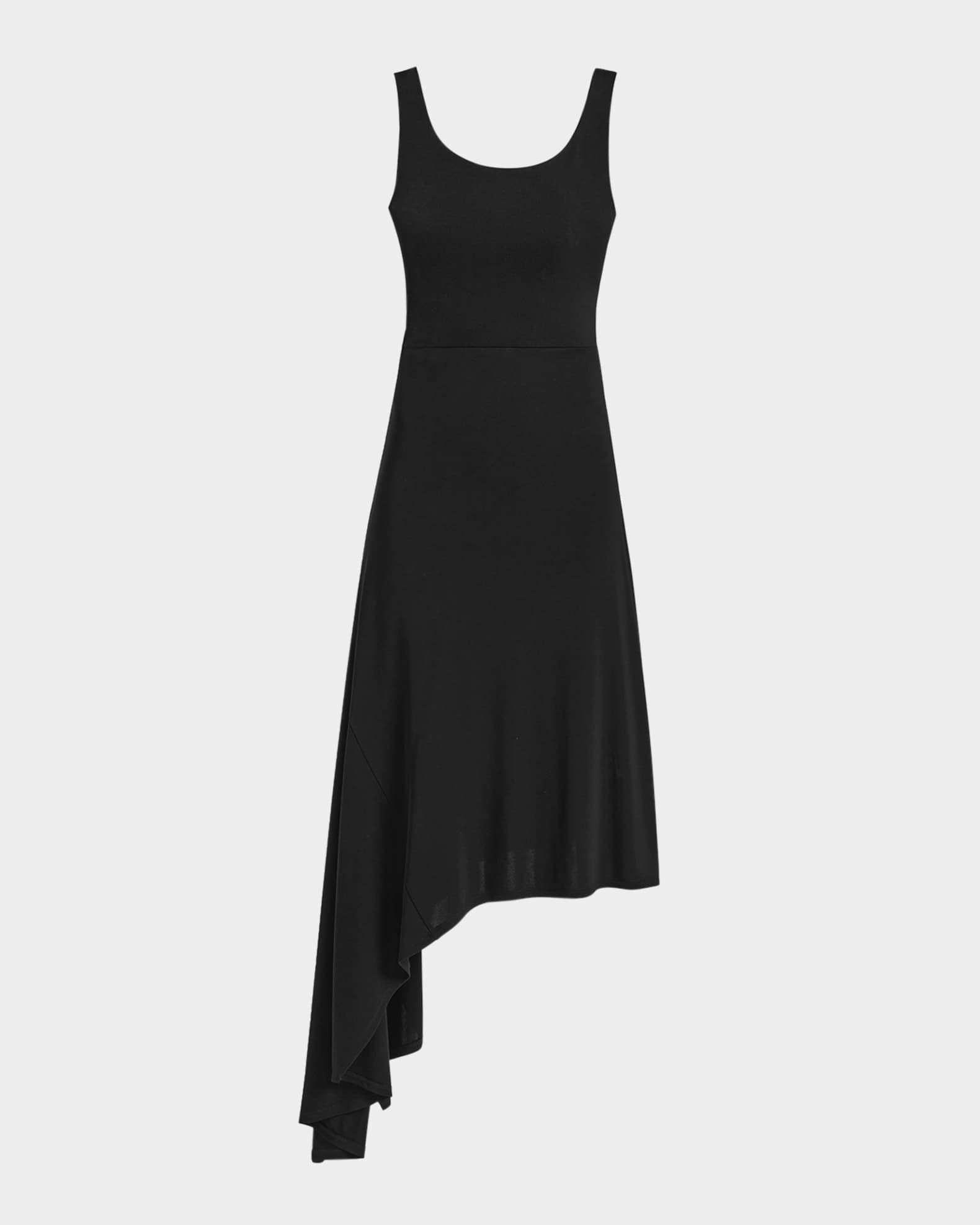 Tani Sleeveless High-Low Jersey Midi Dress 0