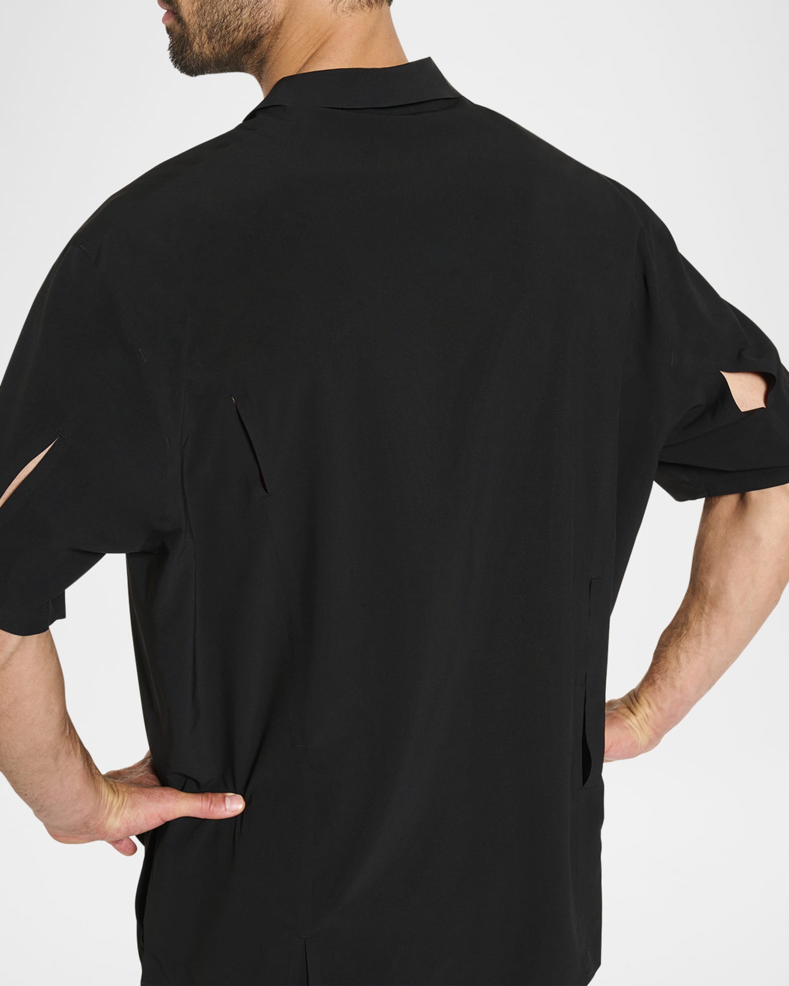Men's Lightweight Slashed Camp Shirt 1