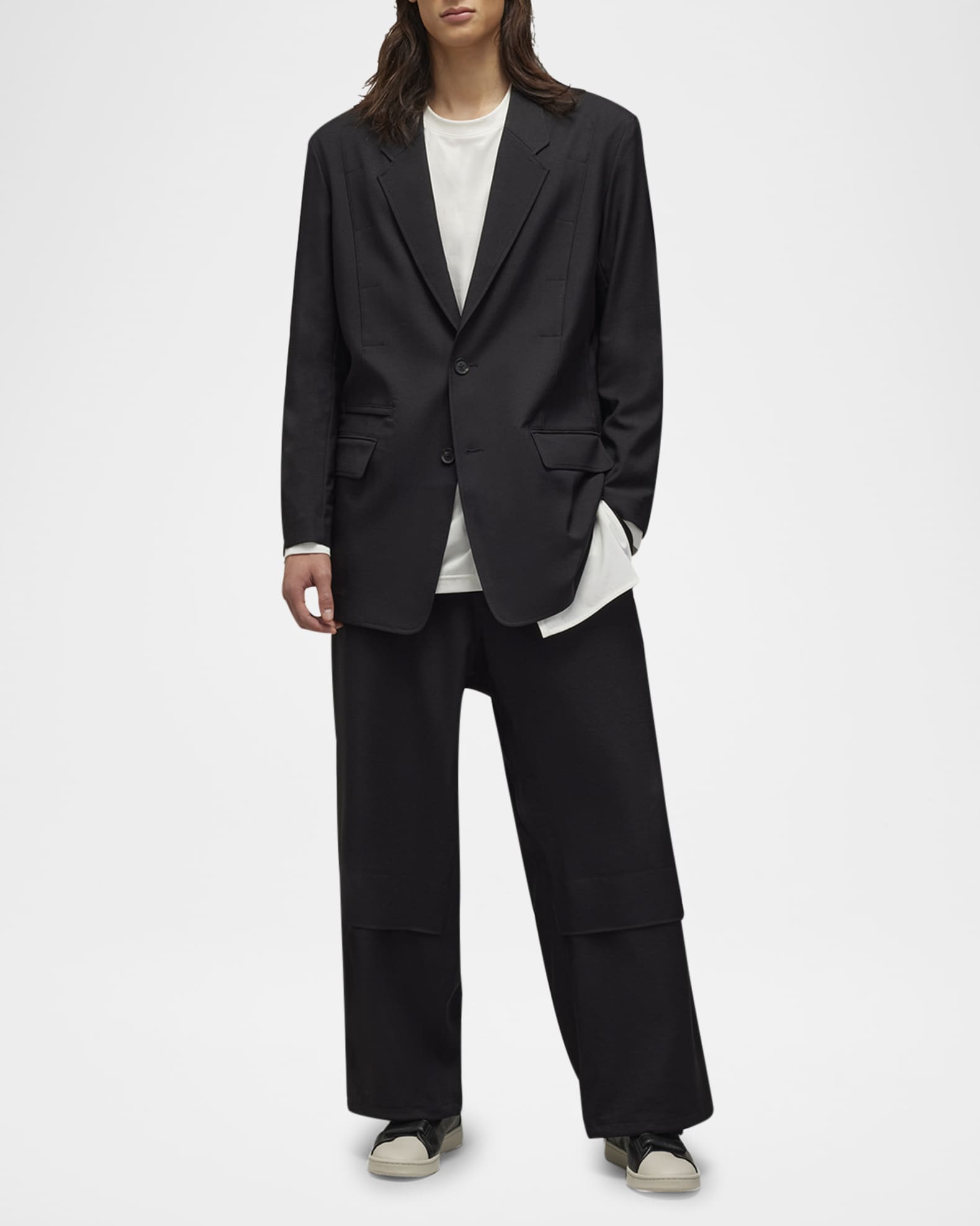 Men's Baggy Paneled Pants 1