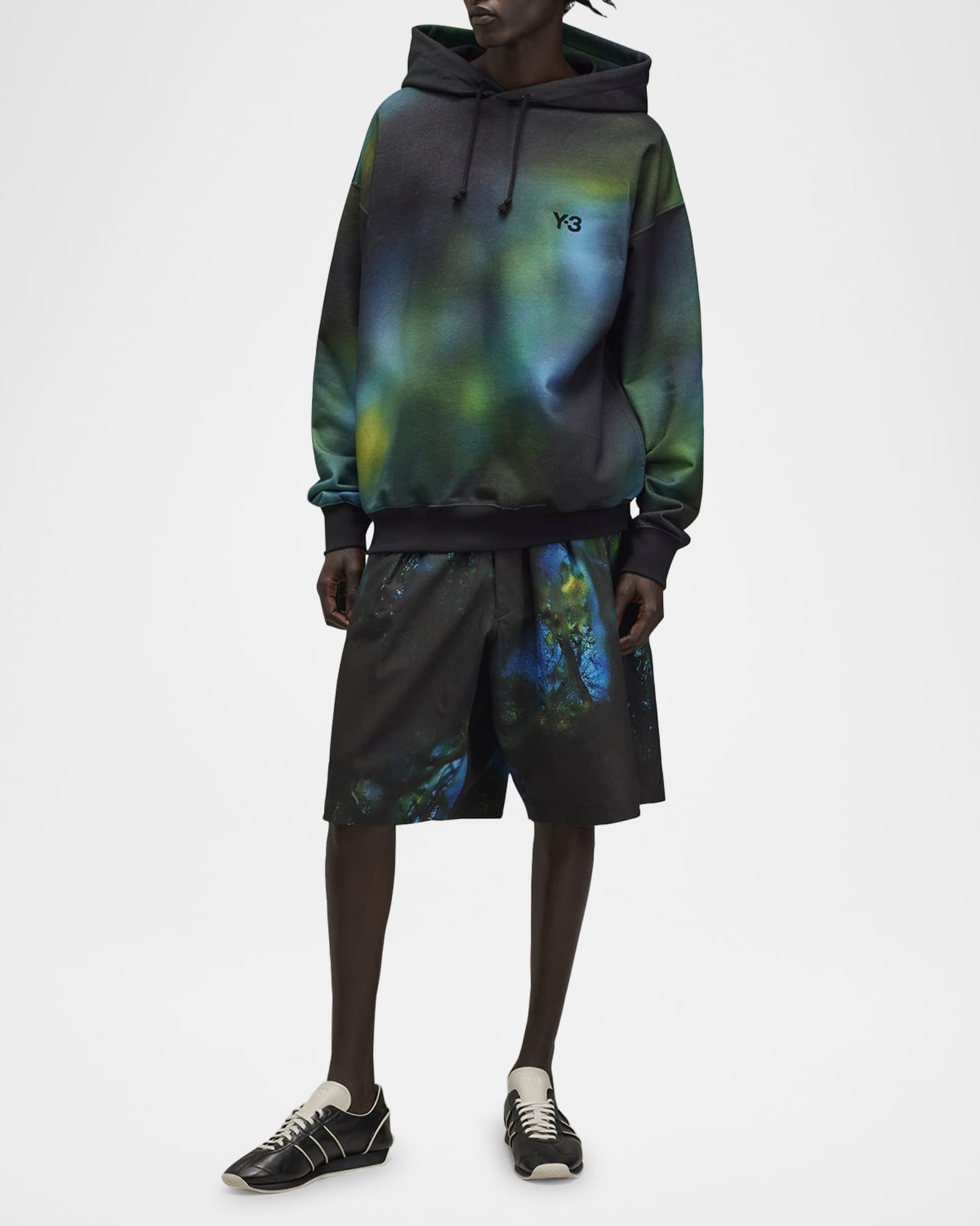 Men's Multicolor Allover-Print Hoodie 1