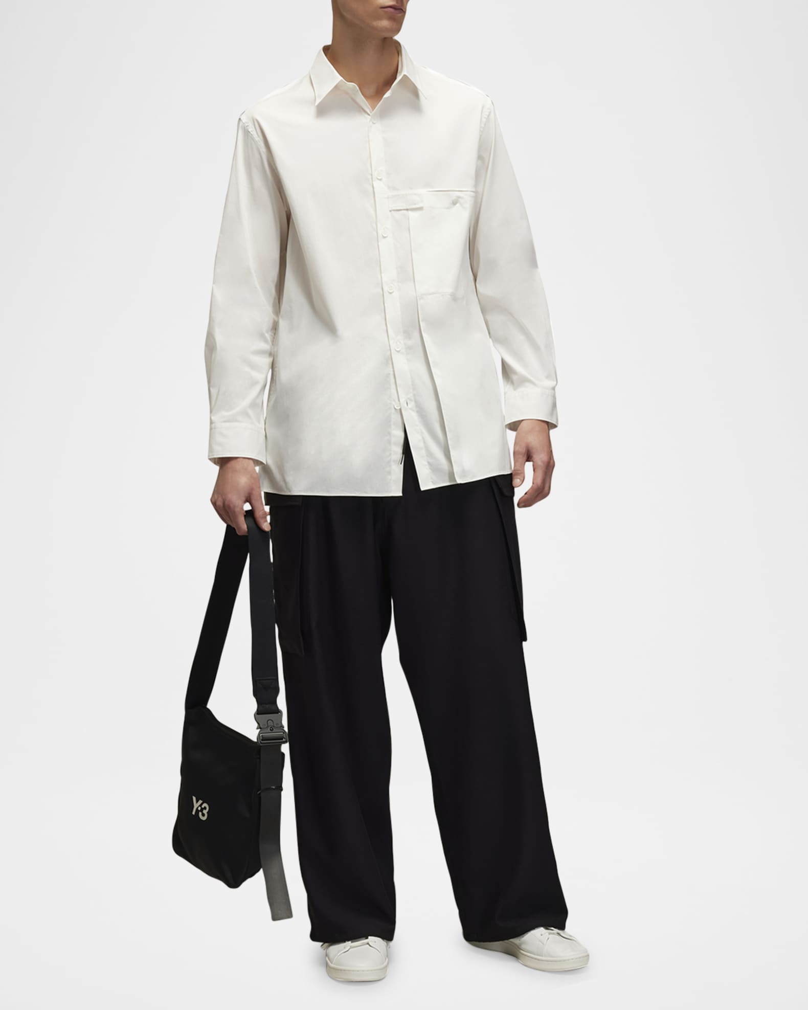 Men's Sport Shirt with Pleated Pocket 1