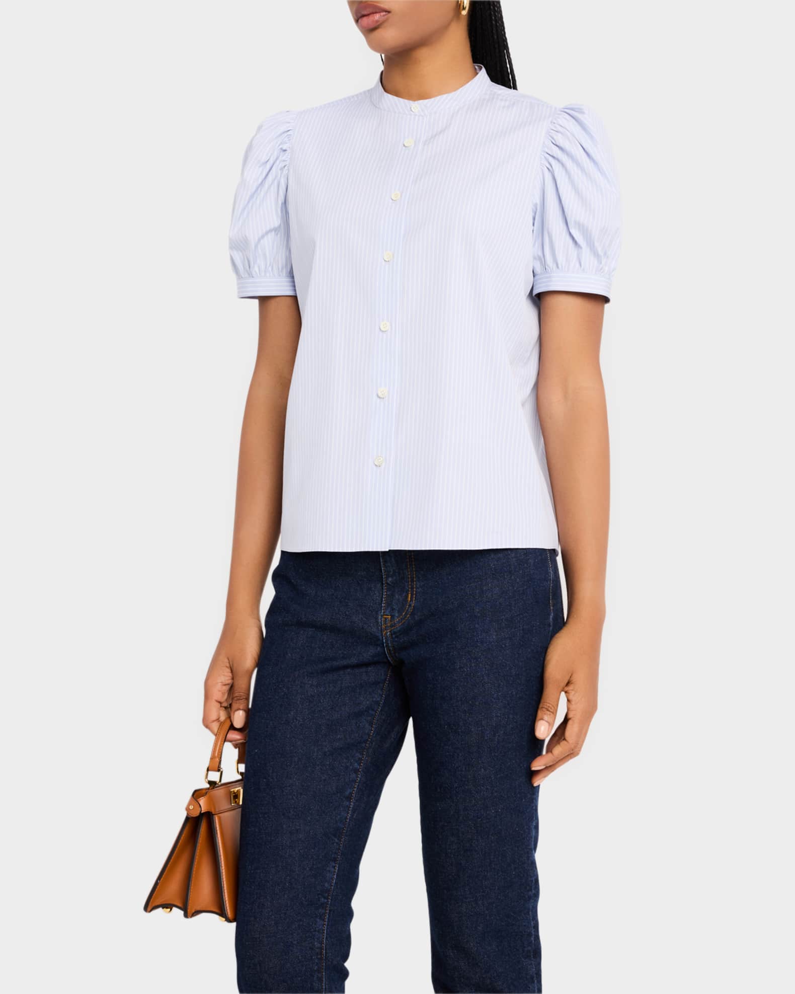 FRAME The Gathered Top | Neiman Marcus