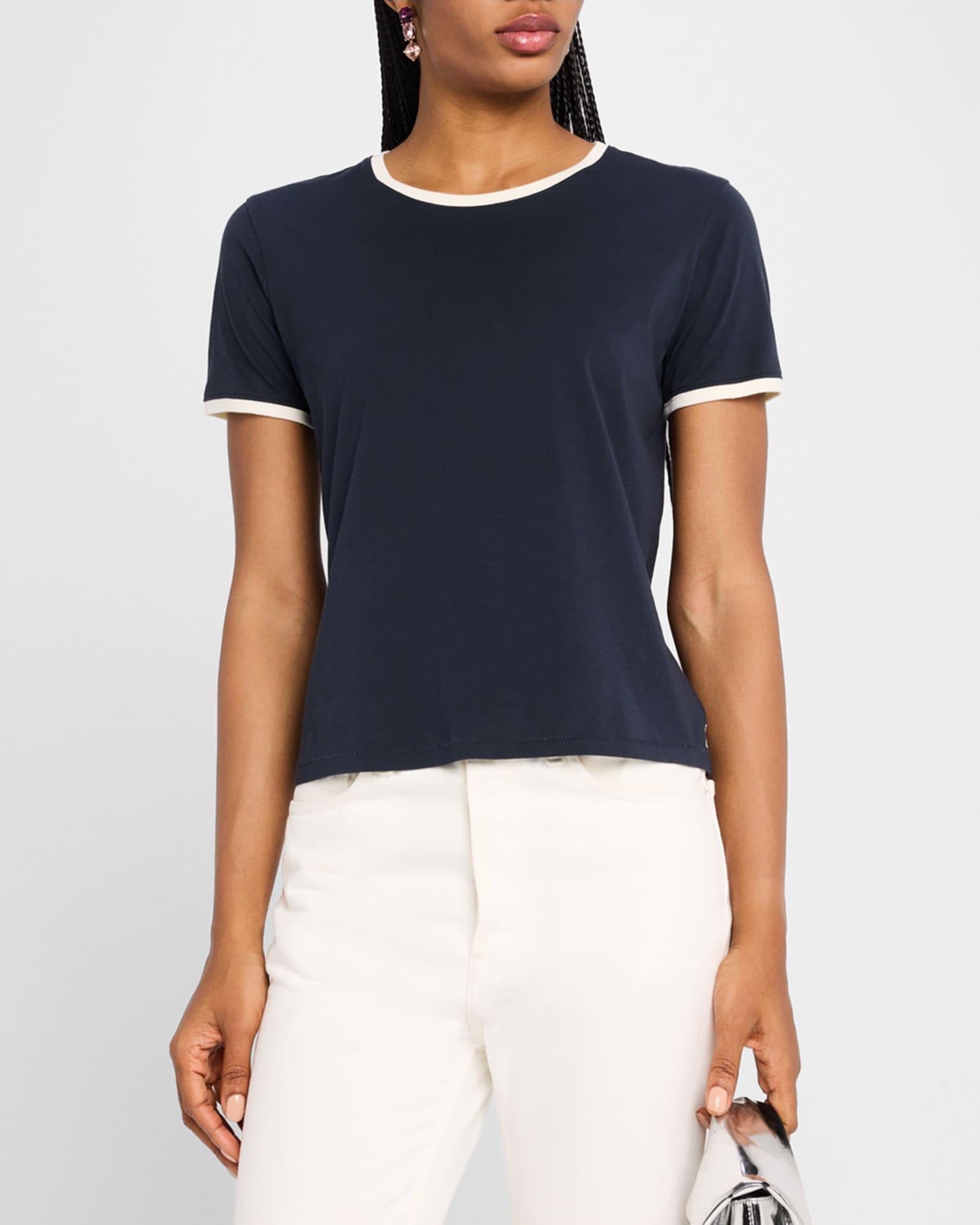 FRAME The Ringer Baby Tee | Neiman Marcus