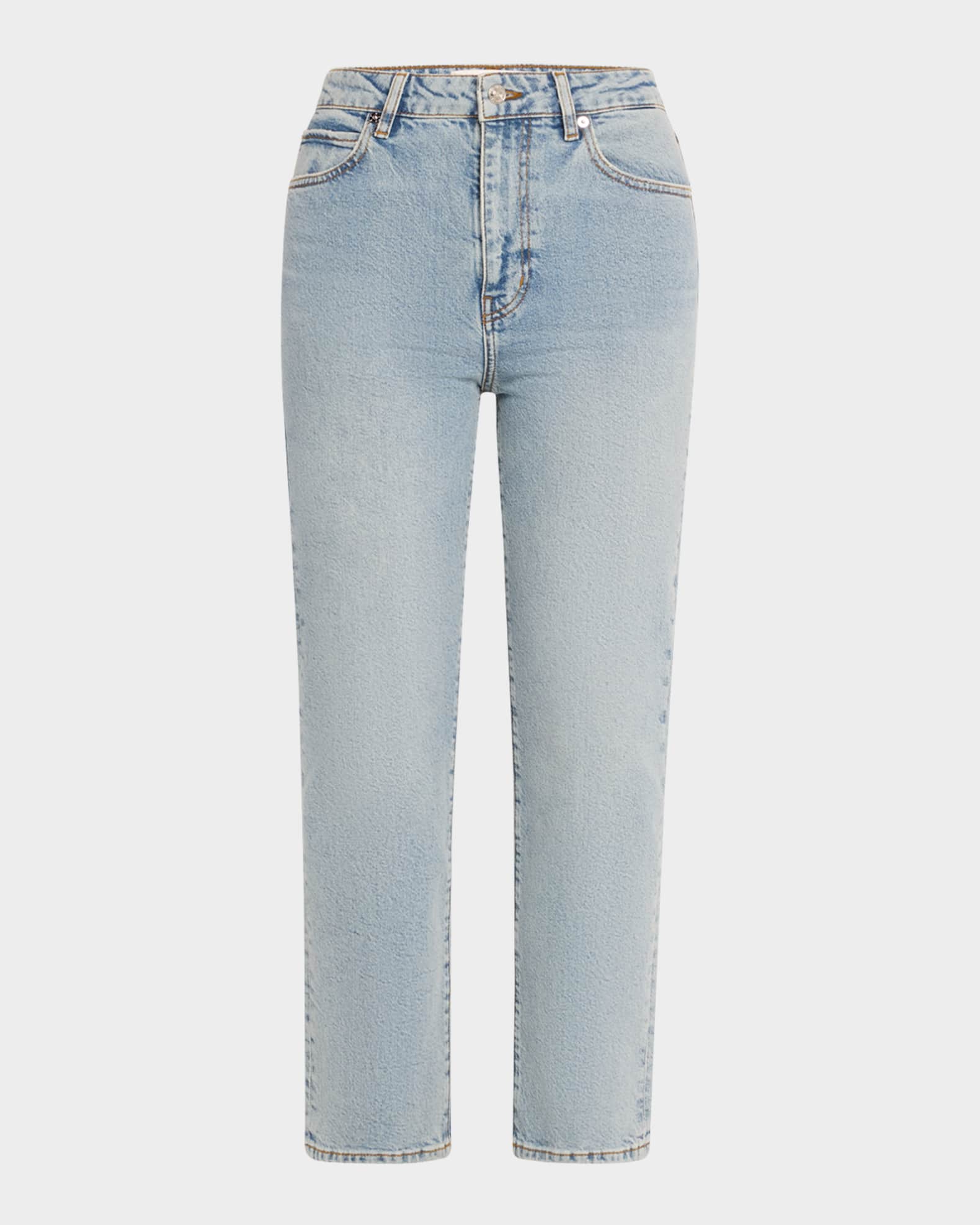 FRAME The Ruler Crop Jeans | Neiman Marcus