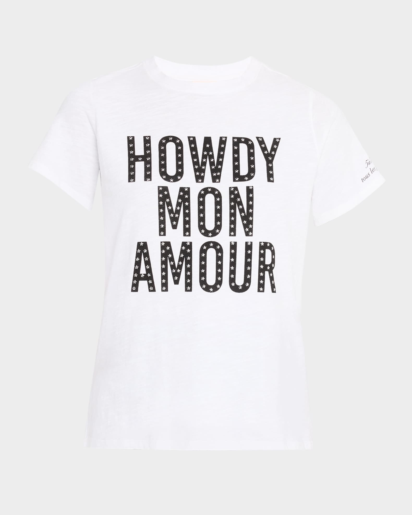 Howdy Mon Amour Embellished Tee 0