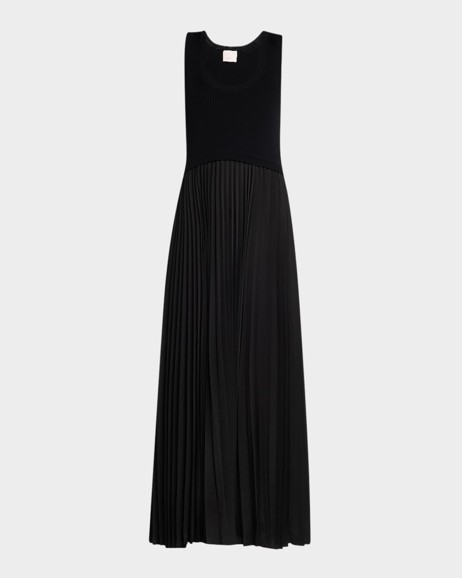 Parma Sleeveless Pleated Maxi Dress 0