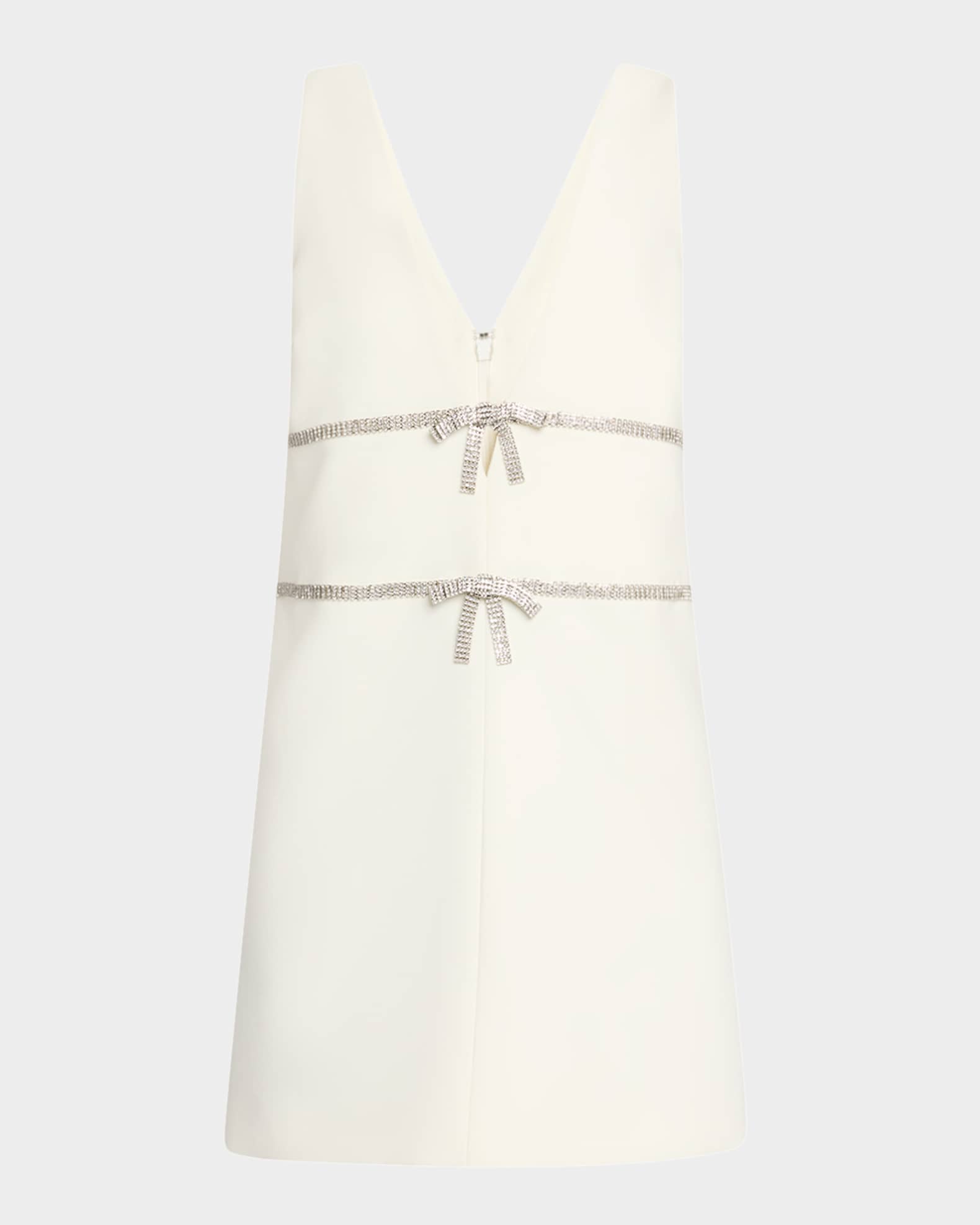 Chani Crystal Bow Mini Dress 0