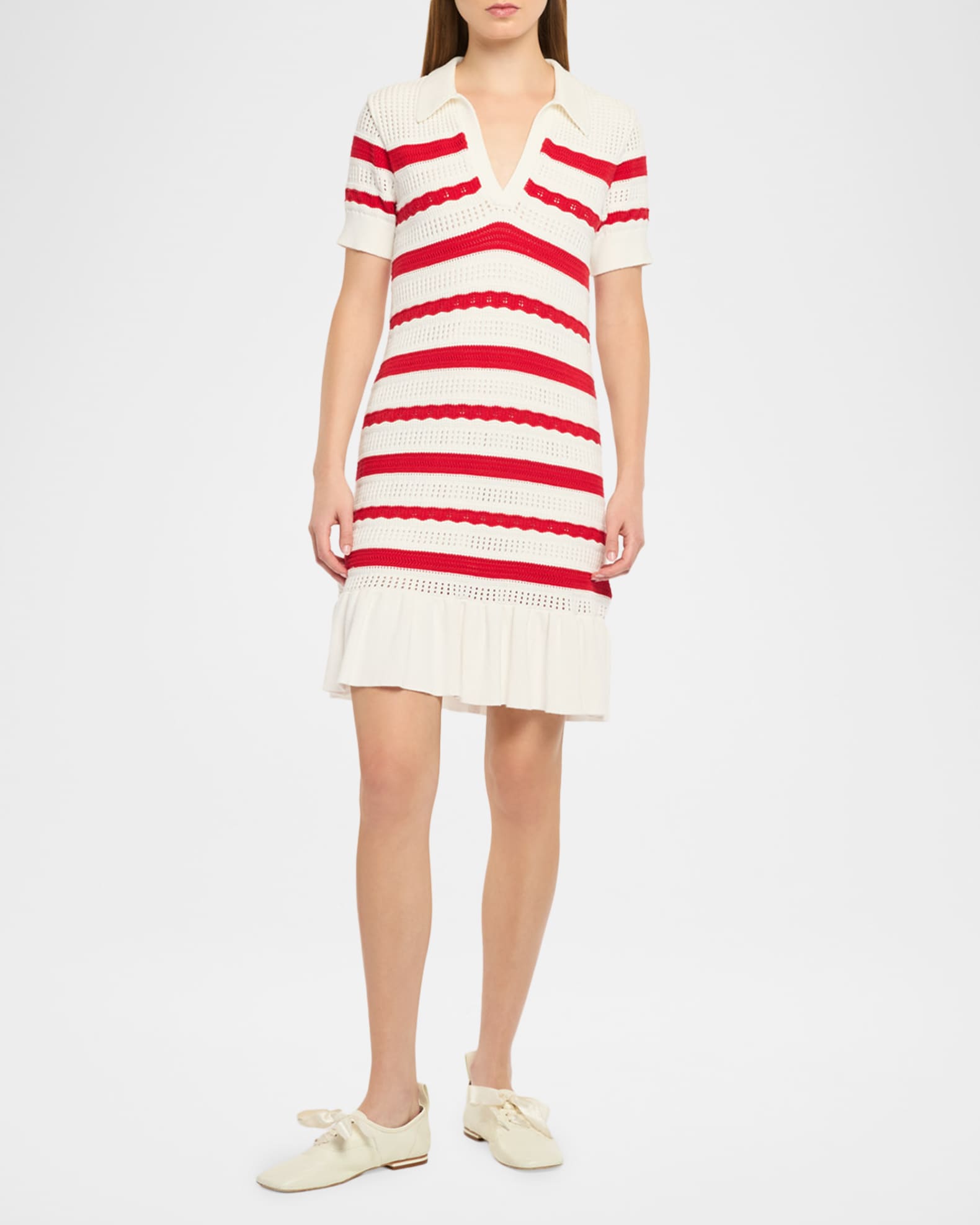 Cinq a Sept Clementine Knit Polo Dress | Neiman Marcus