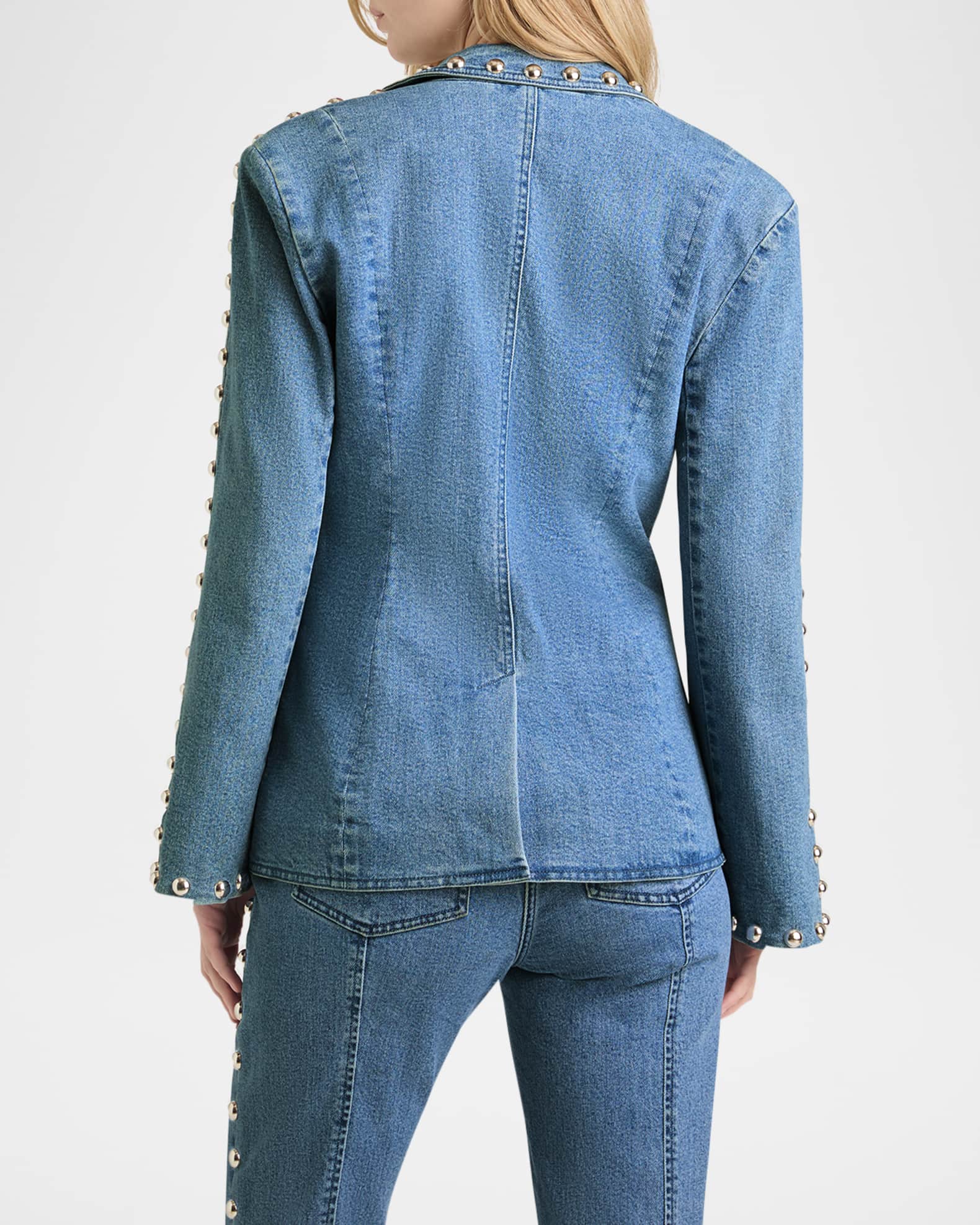 Milly Studded Denim Jacket 1