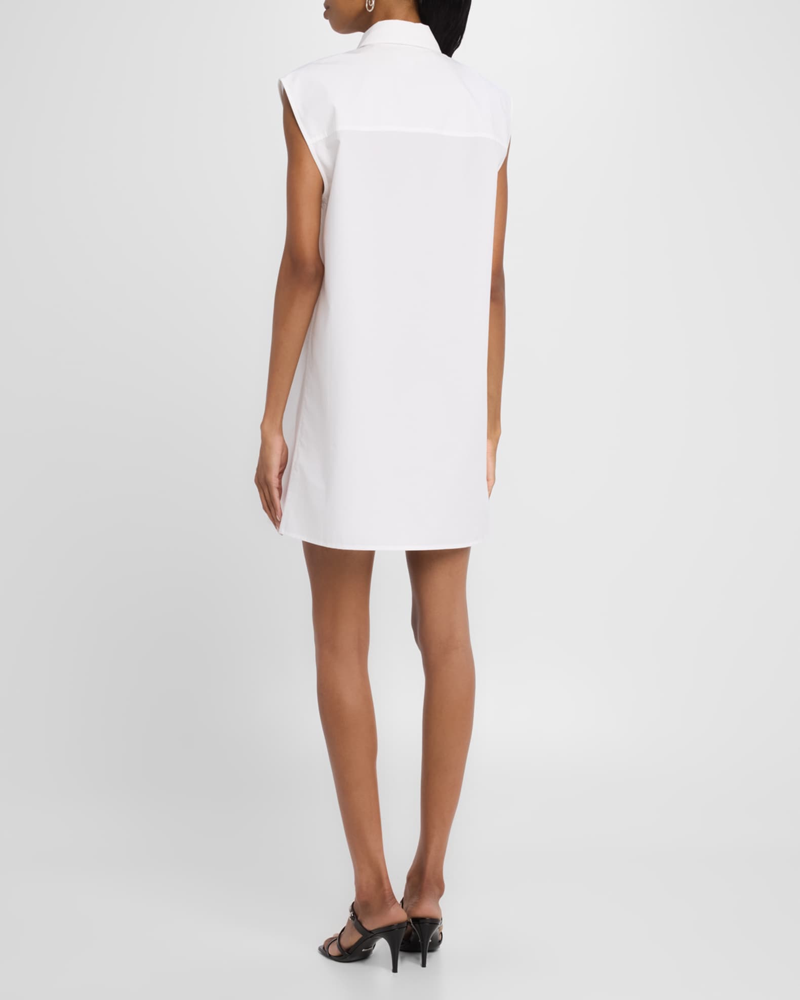 The Sleeveless Shirtdress