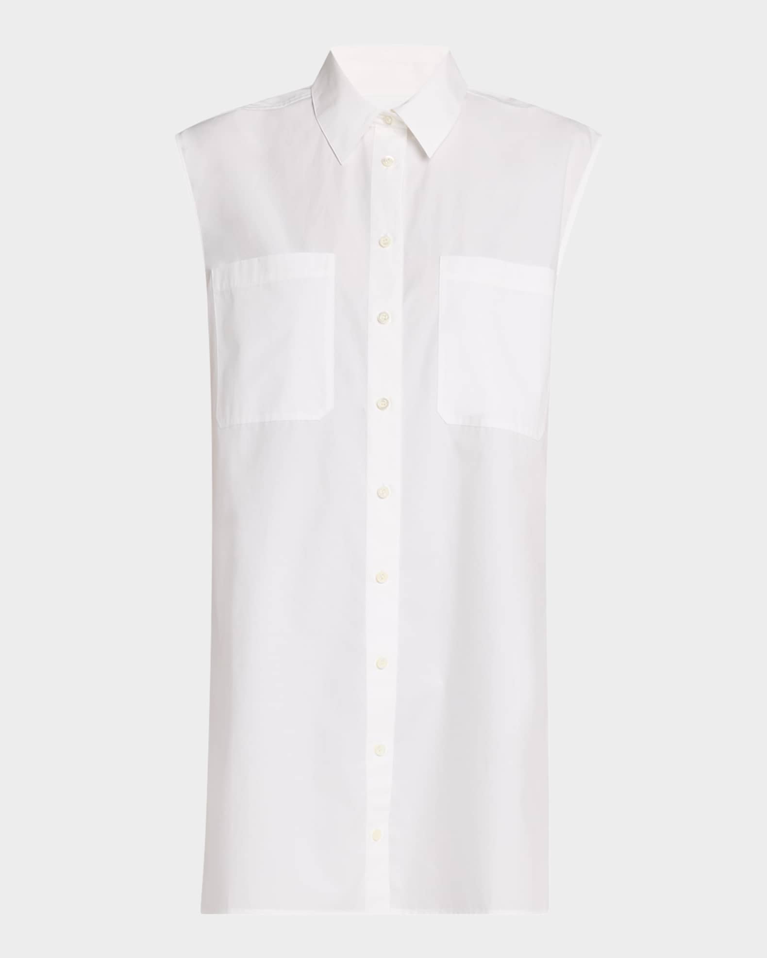 The Sleeveless Shirtdress 0