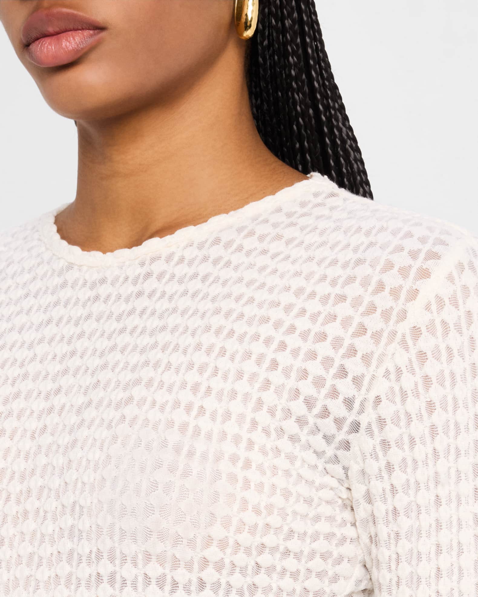FRAME The Popcorn Top | Neiman Marcus
