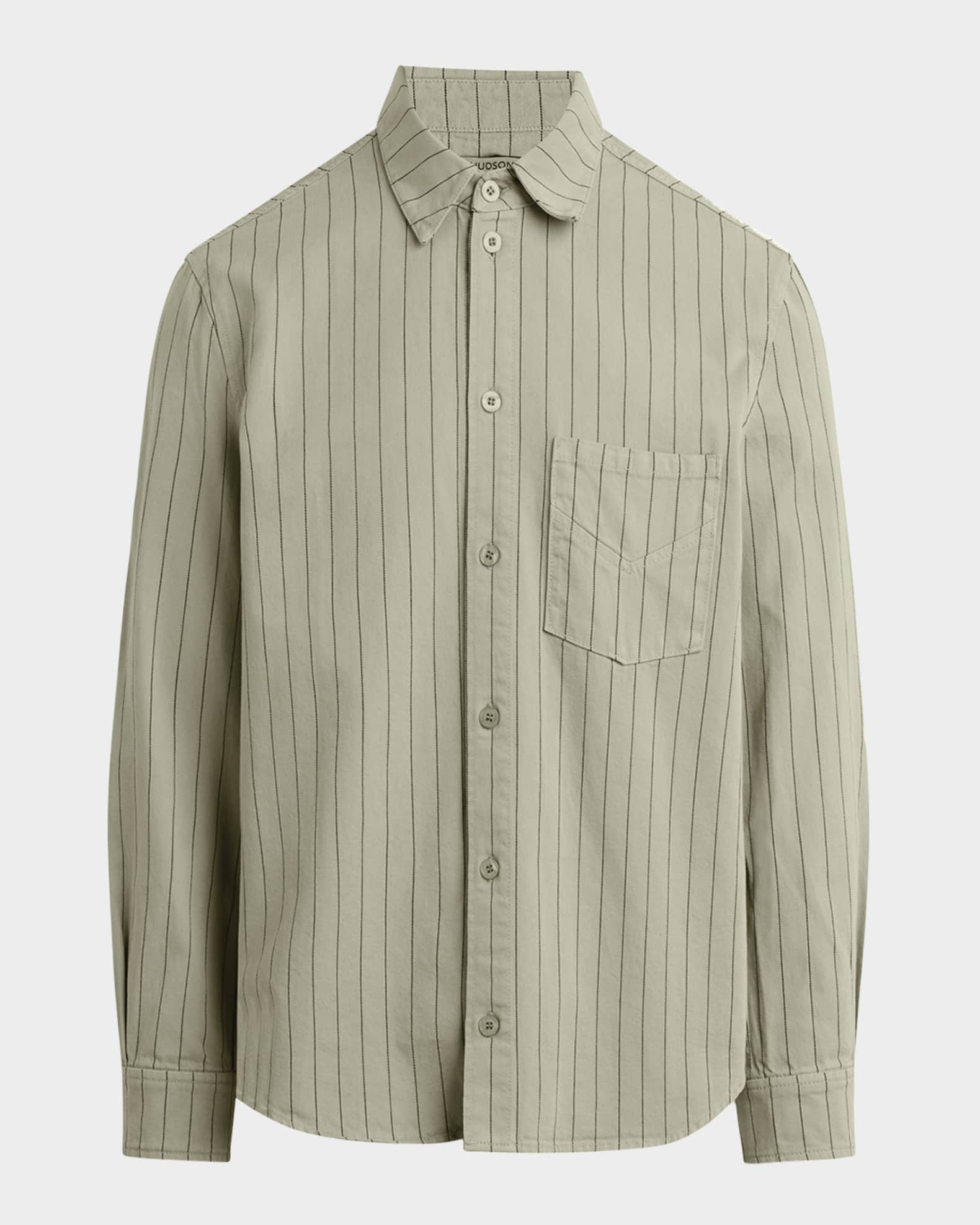 Lifted Stripe Half Zip Shirt - Yellow Multi – Brain Dead