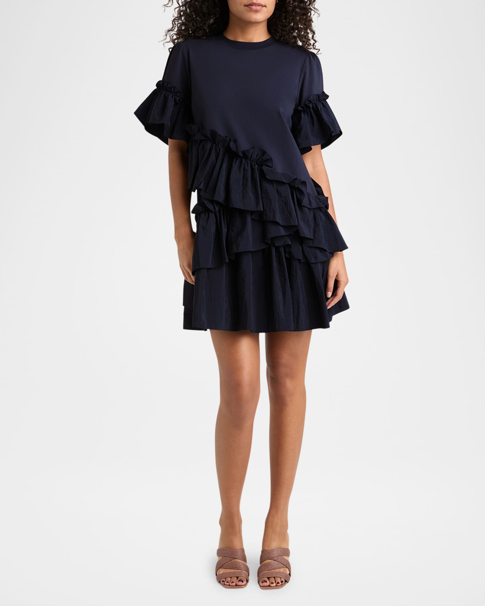 Kendria Ruffle Mini Dress 1