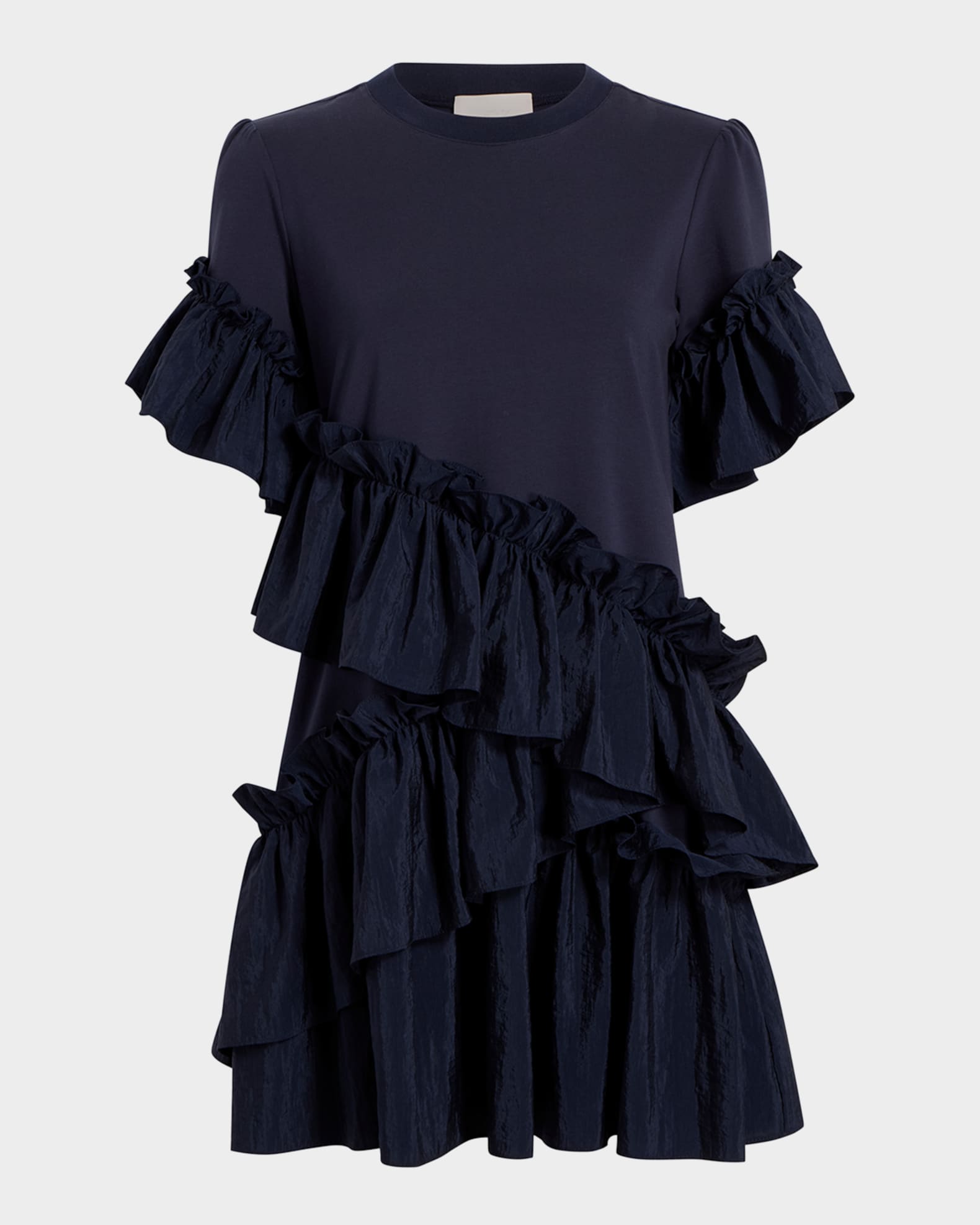Kendria Ruffle Mini Dress 0