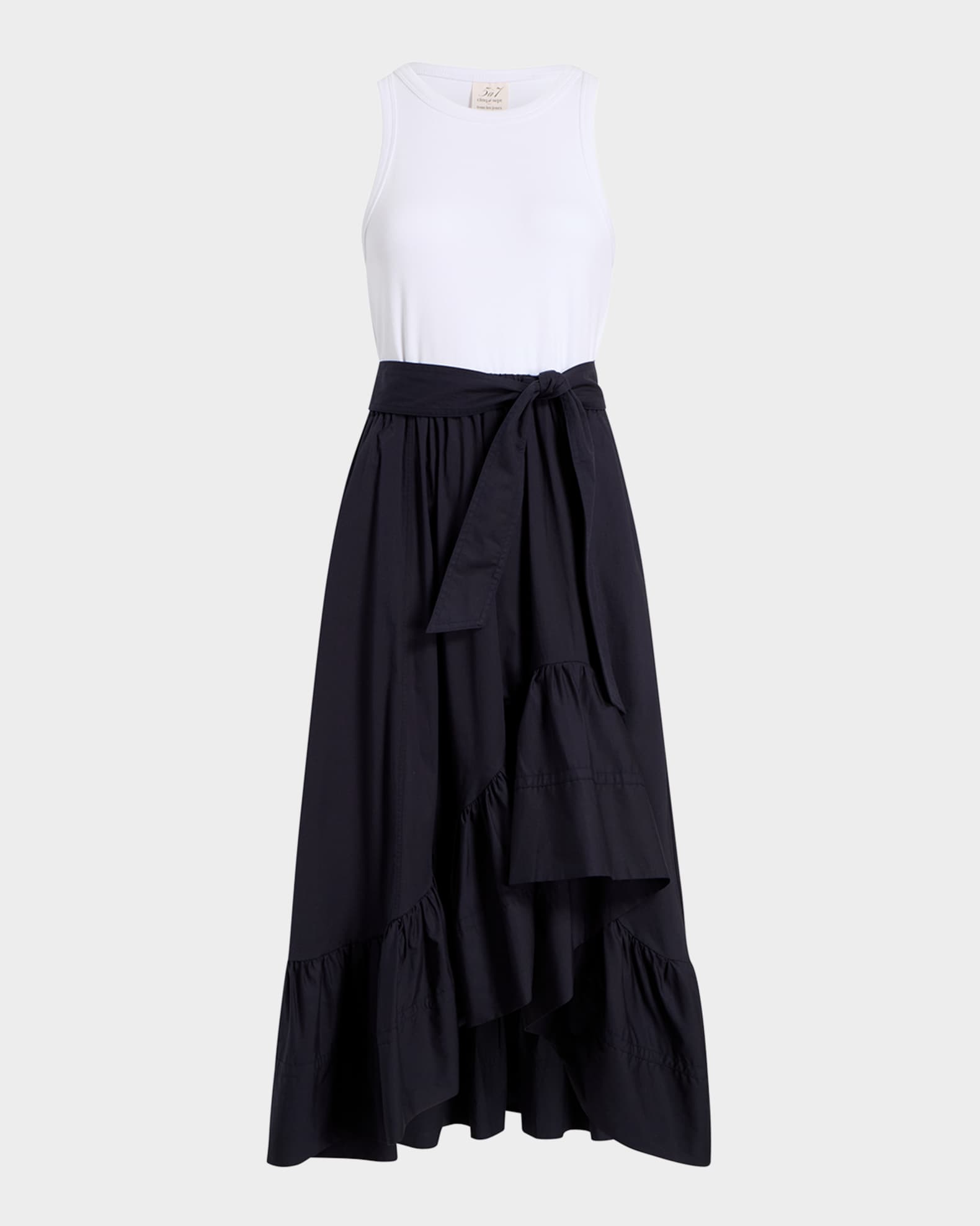 Zayla Two-Tone Midi Dress 0
