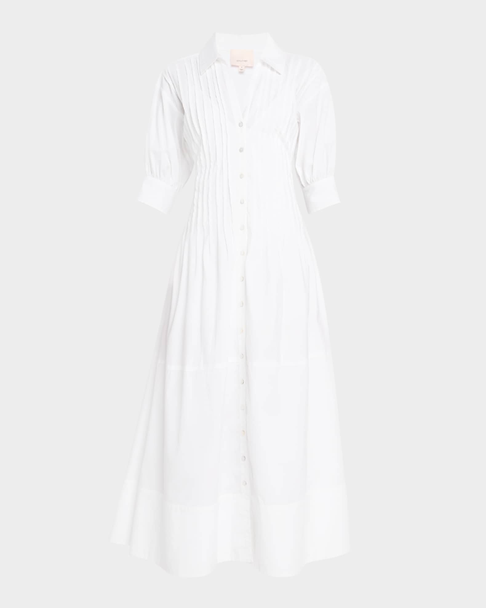 Monty Puff-Sleeve Maxi Dress 0