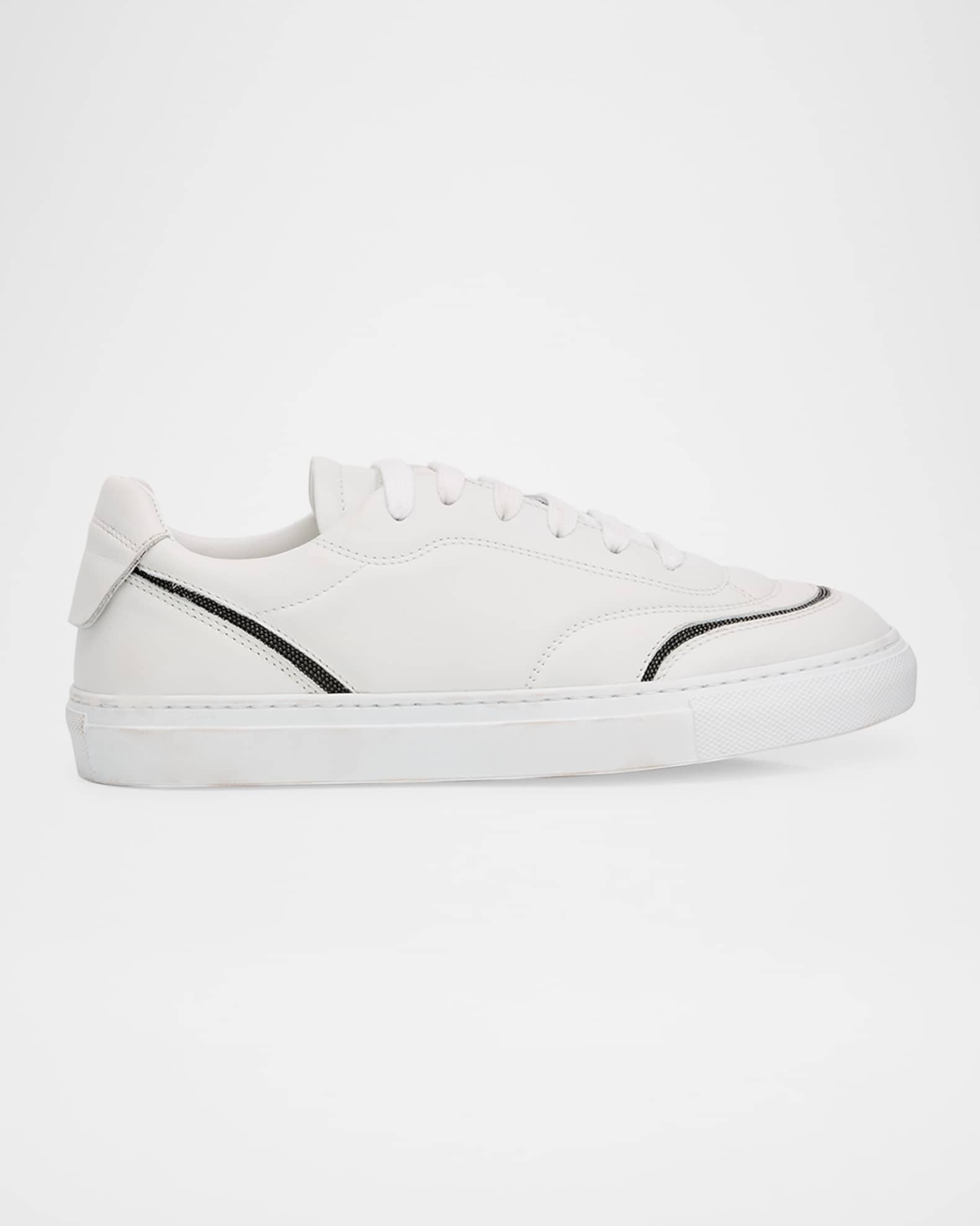 Leather Monili Low-Top Sneakers 0
