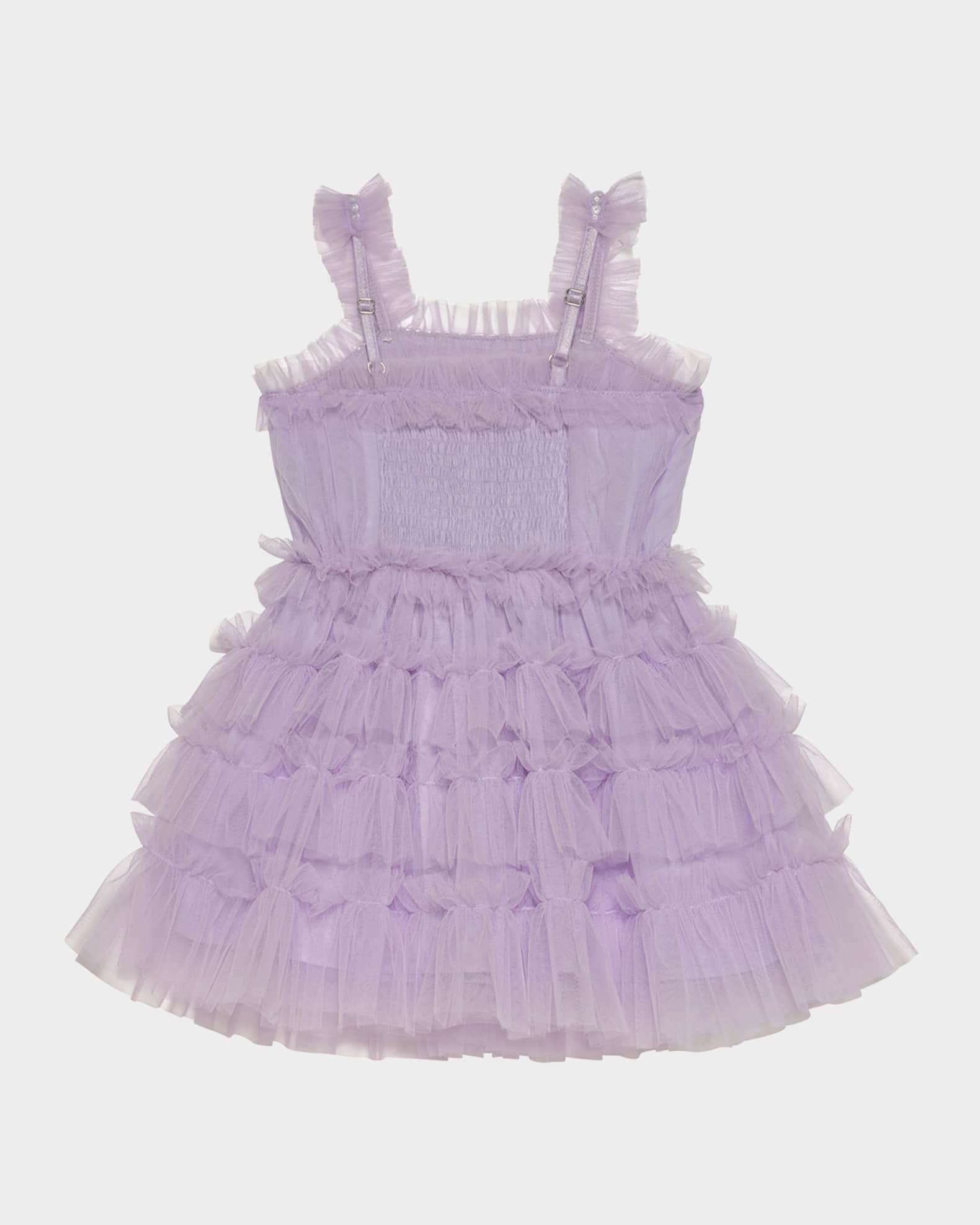 Girl's Lola Embellished Tulle Dress, Size 3M-24M 1