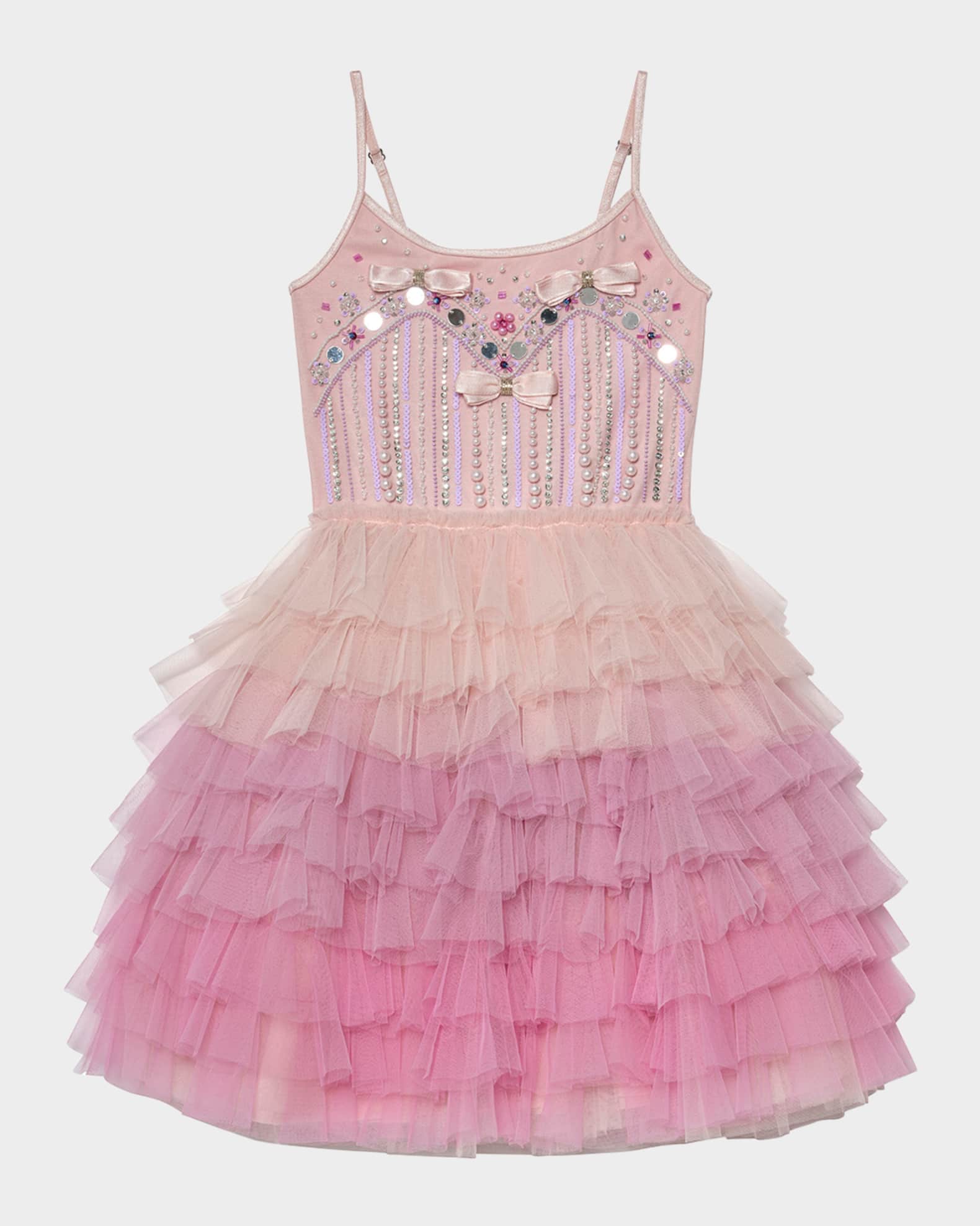 Girl's Arcadia Ombre Tutu Dress, Size 2-11 0