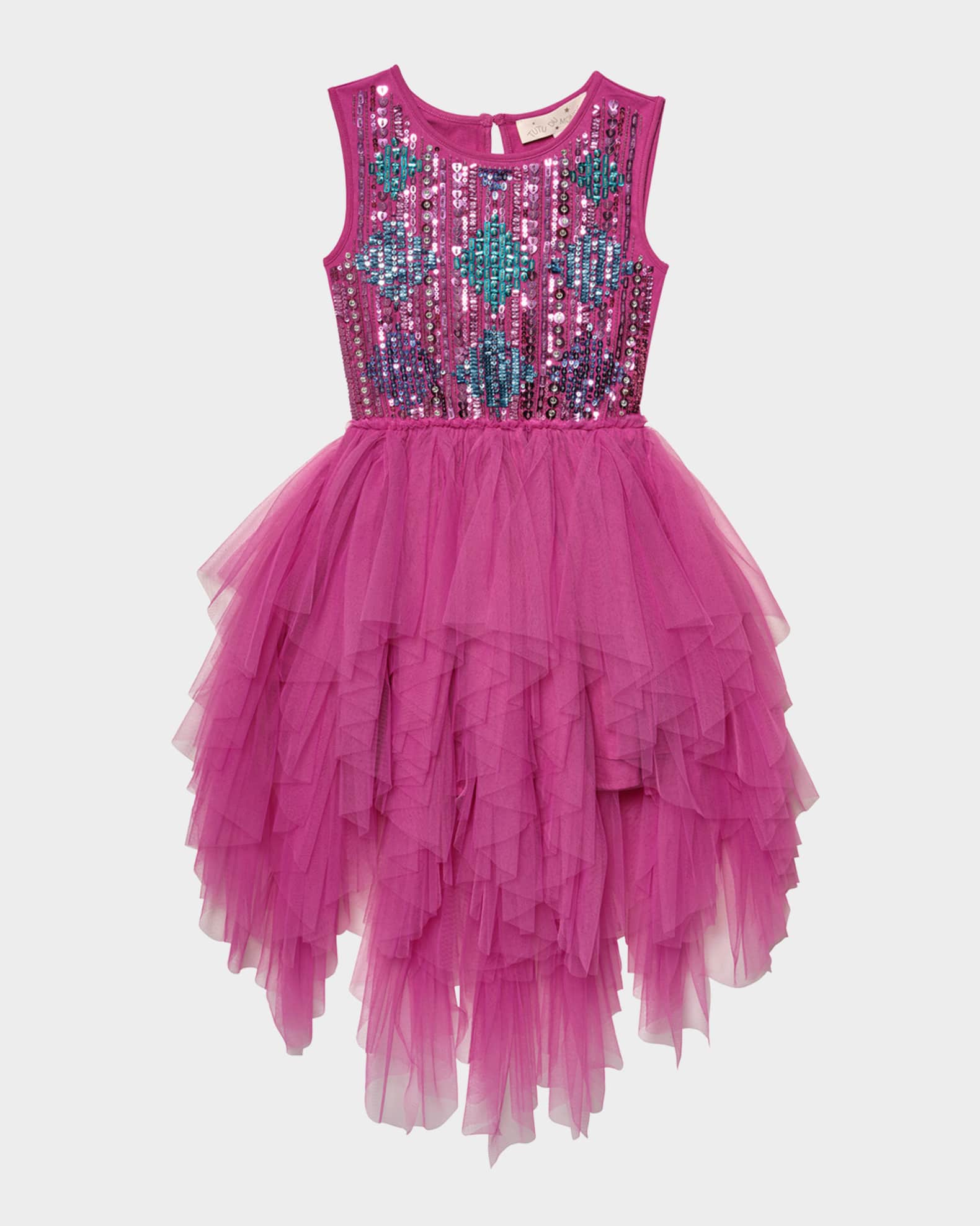 Girl's Hole In One Embellished Tutu Dress, Size 2-11 0