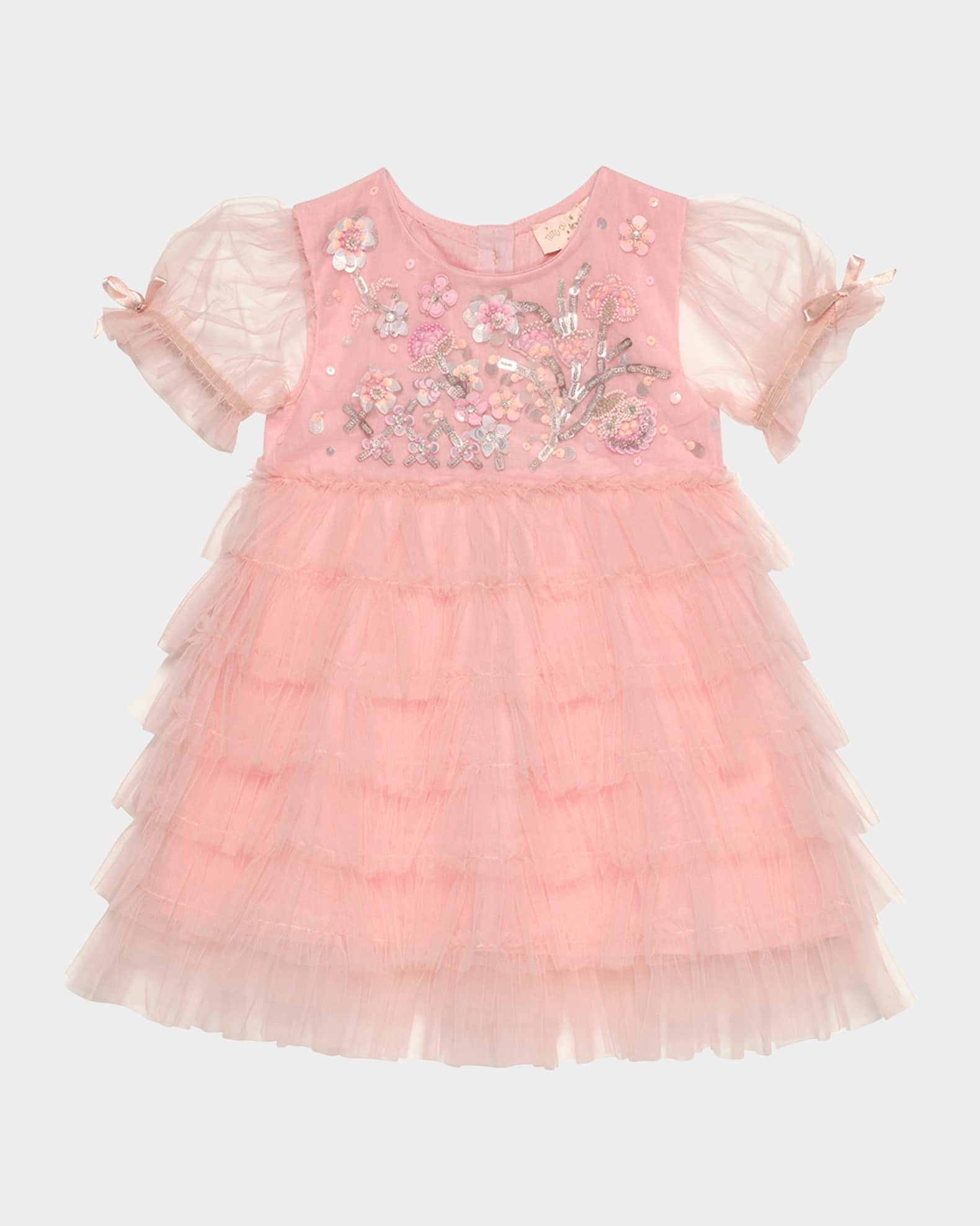 Girl's Gardens Gate Embellished Tutu Dress, Size 3M-24M 0