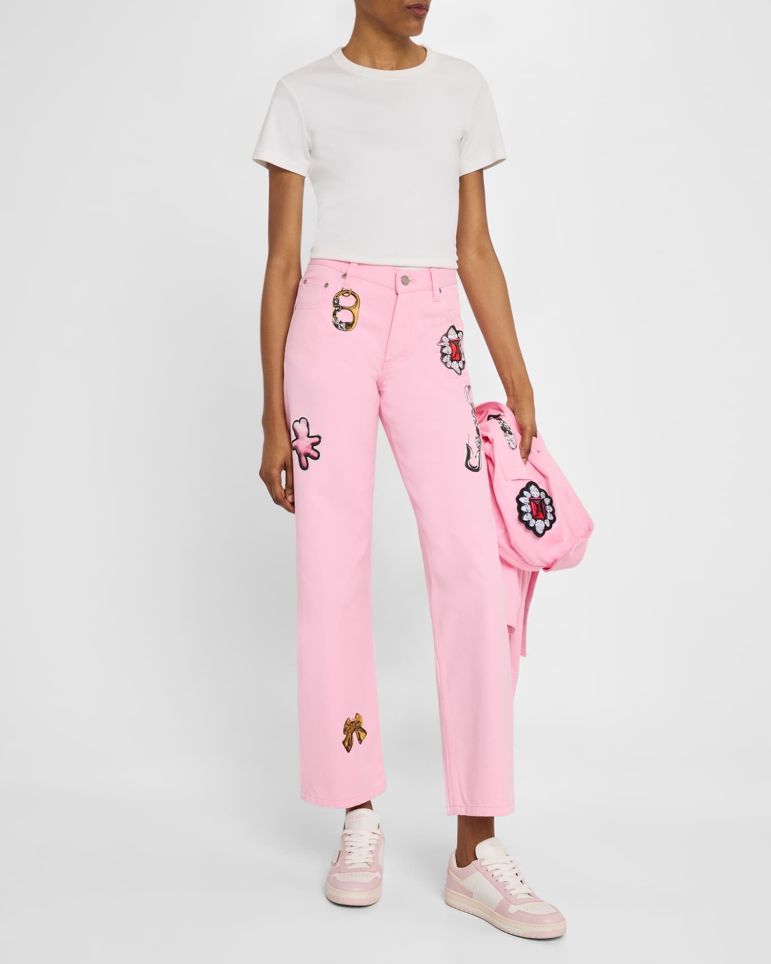 Marc Jacobs★Runway Charm Straight Jean Marc Jacobs Runway Charm Straight-Leg Jeans | Neiman Marcus