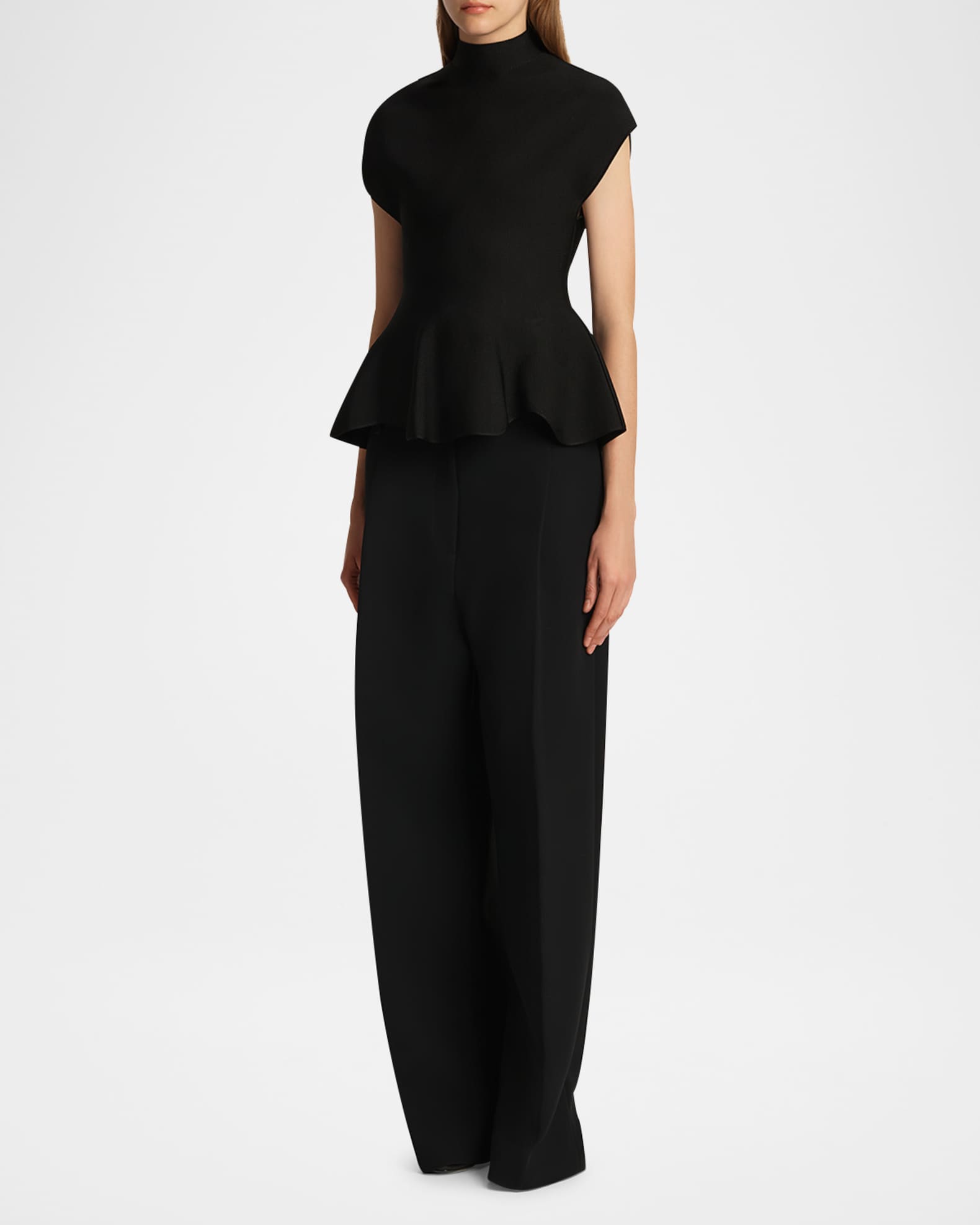 Andra Knit Peplum Top 1
