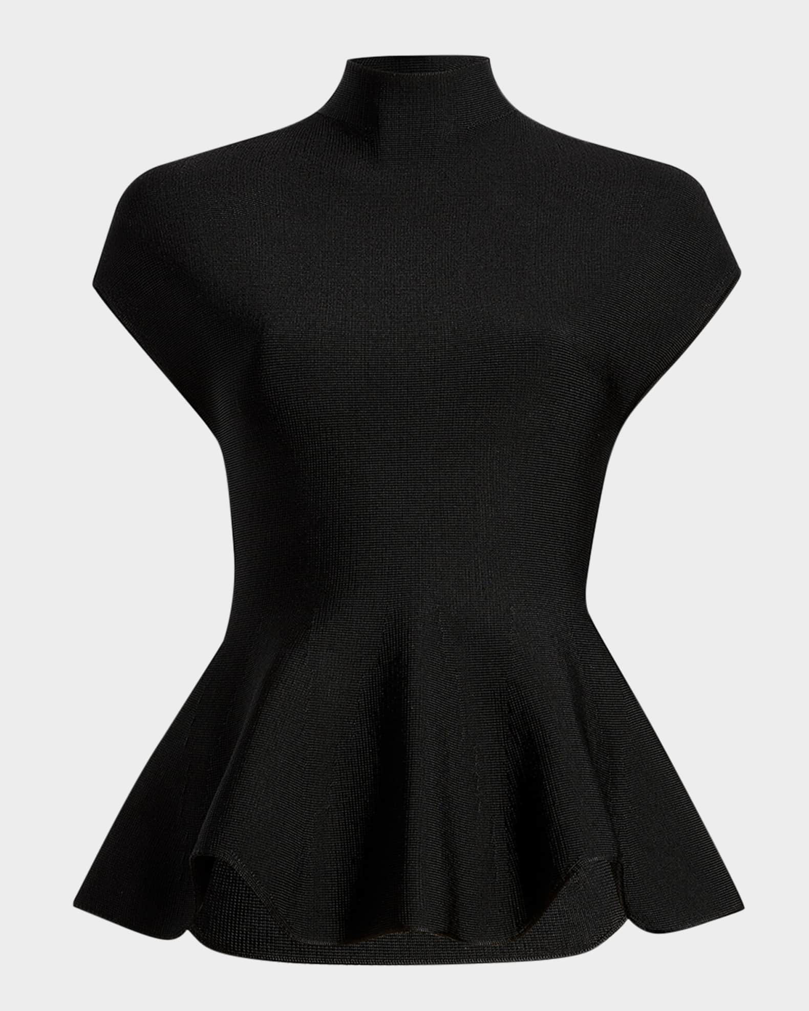 Andra Knit Peplum Top 0