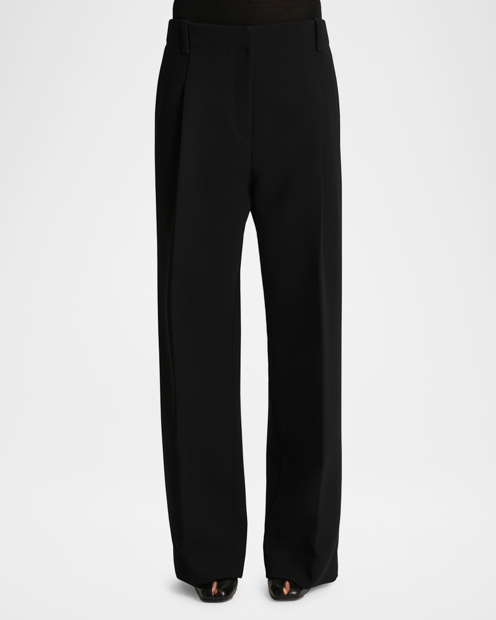 Lenton Pintuck Wool Pants 1