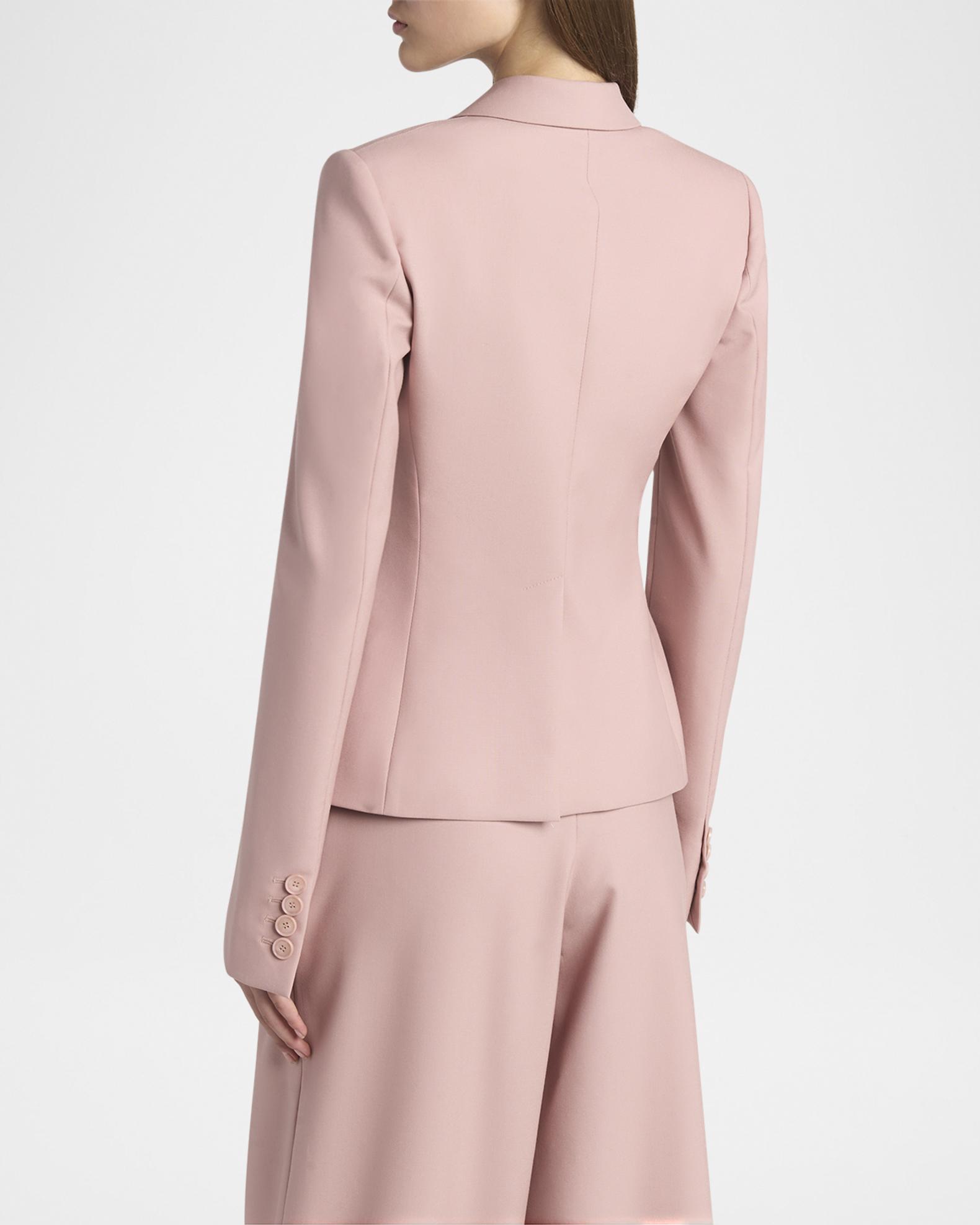 Stella McCartney Canvas Tailoring Double-Breasted Fitted Jacket